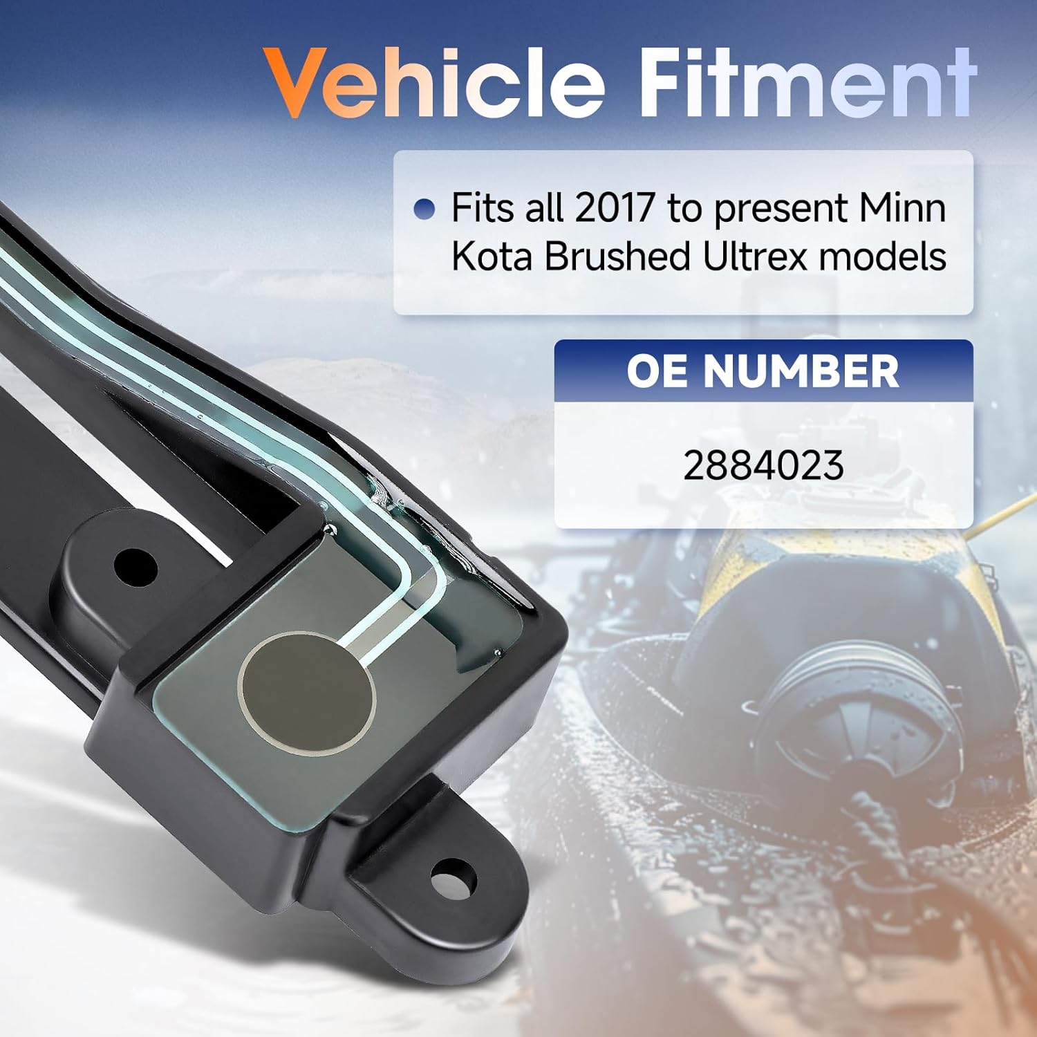 Orceeda Steering Sensor Board Fits for Minn Kota Ultrex Replaces 2884023, Upgrade Sealed Version Steering Sensor Board Kit