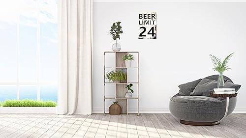 Miniatura 6 de Letrero de metal para decoración de pared, diseño de cueva de hombre, 24, letrero de metal, placa de hojalata de garaje, arte para bar, pub,