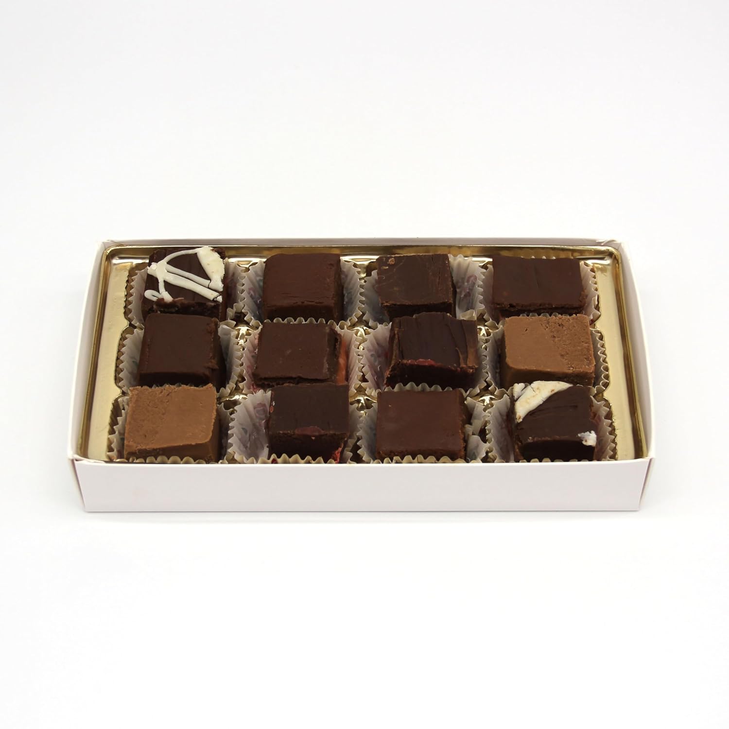 Gourmet Fudge Gift Box – 12 oz., 6 Assorted Flavors – Perfect for Anniversaries, Mother's Day, Birthdays, and Special Occasions – Creamy Homemade Fudge Gift