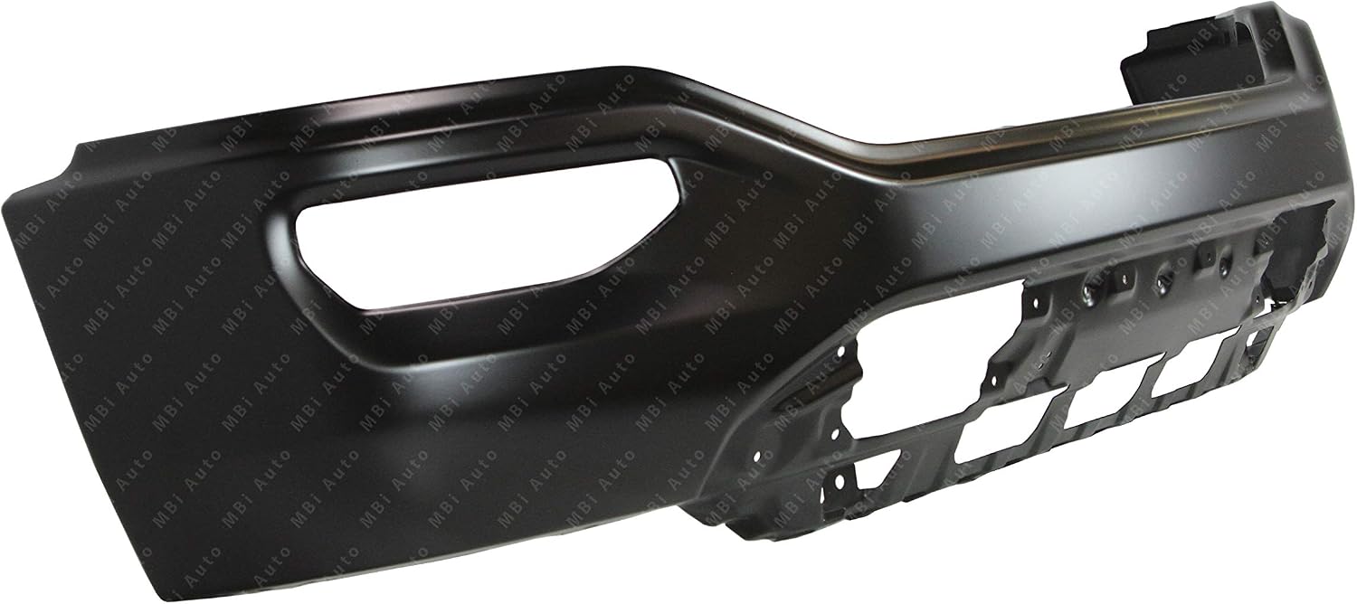 BUMPERS THAT DELIVER - Primered, Steel Front Bumper Face bar Compatible with 2016 2017 2018 GMC Sierra 1500 16 17 18, GM1002865