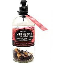 rokz Wild Hibiscus Spirit Infusion Bottle for Cocktails, 16 Ounce