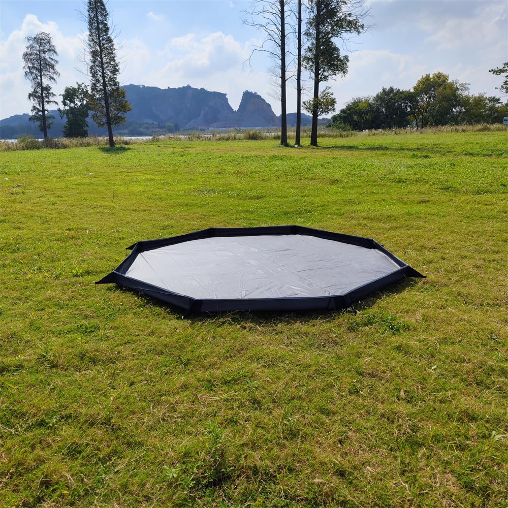 HUIOP Tapis de Sol de Tente Pyramide,Tapis de Sol imperméable,Tapis de Pique-Nique,Tapis de Plage imperméable,Tapis de Tente pour Le Camping