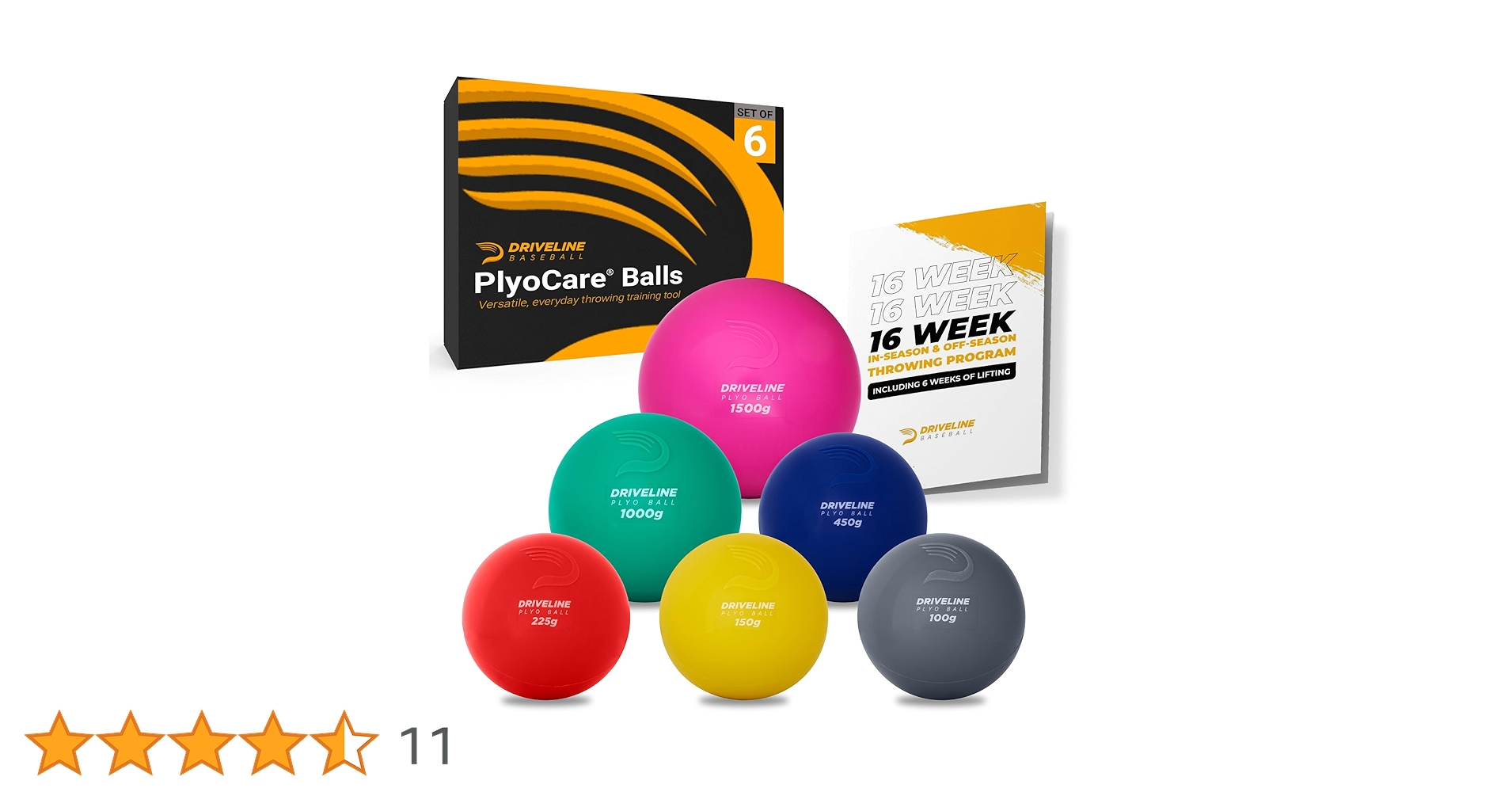 Amazon | ドライブライン ベースボール プライオボール®【6個セット Amazon | ドライブライン ベースボール プライオボール®【6個セット