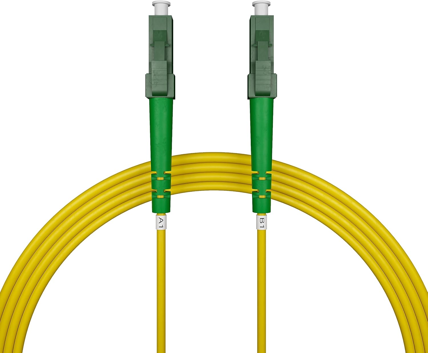 nexinex OS2 Fibre Optic Cable LC/APC to LC/APC (5 m) Patch Cable ...