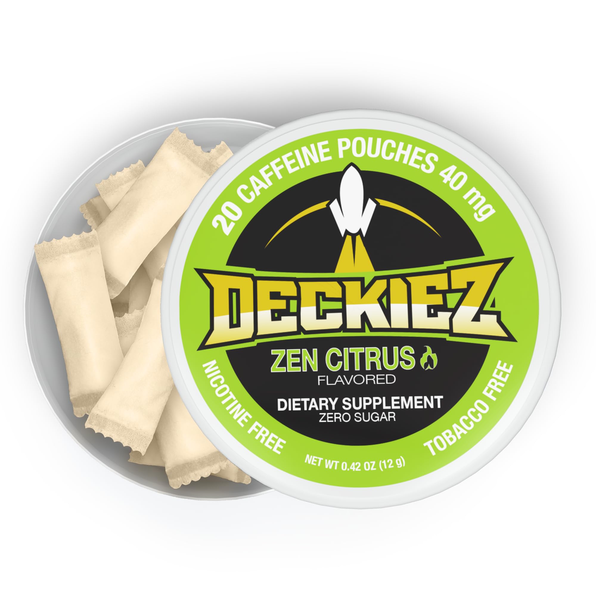 Amazon.com: Deckiez Caffeine Pouches, 1 Can-20 Pouches, 40mg