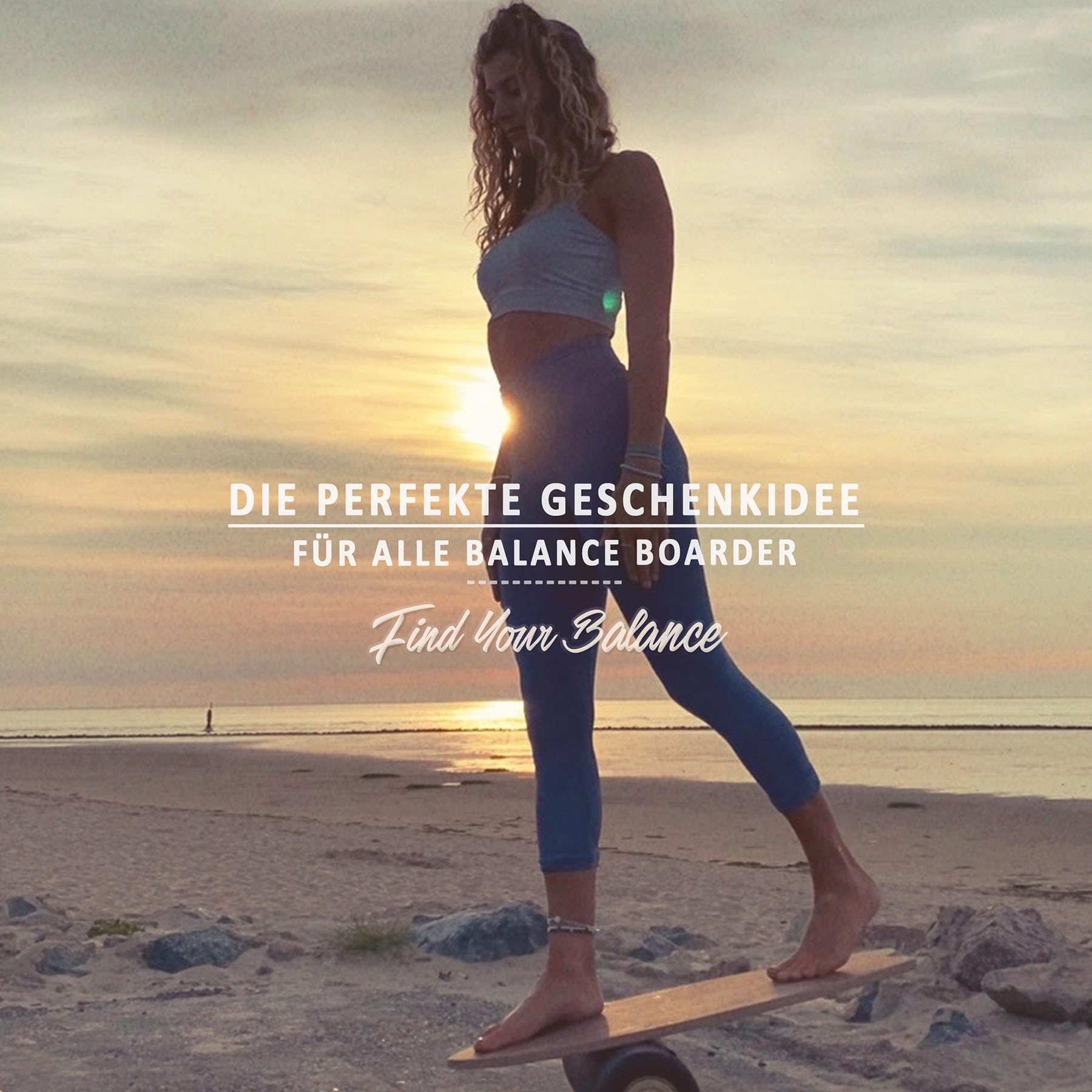 JUCKER HAWAII Balance Board Tasche - Passend für alle Balance Boards bis 87 x 39 cm in entsprechender Form, Rolle Tasche für Board, Rolle und Matte - Board Bag mit praktischem Schultergurt