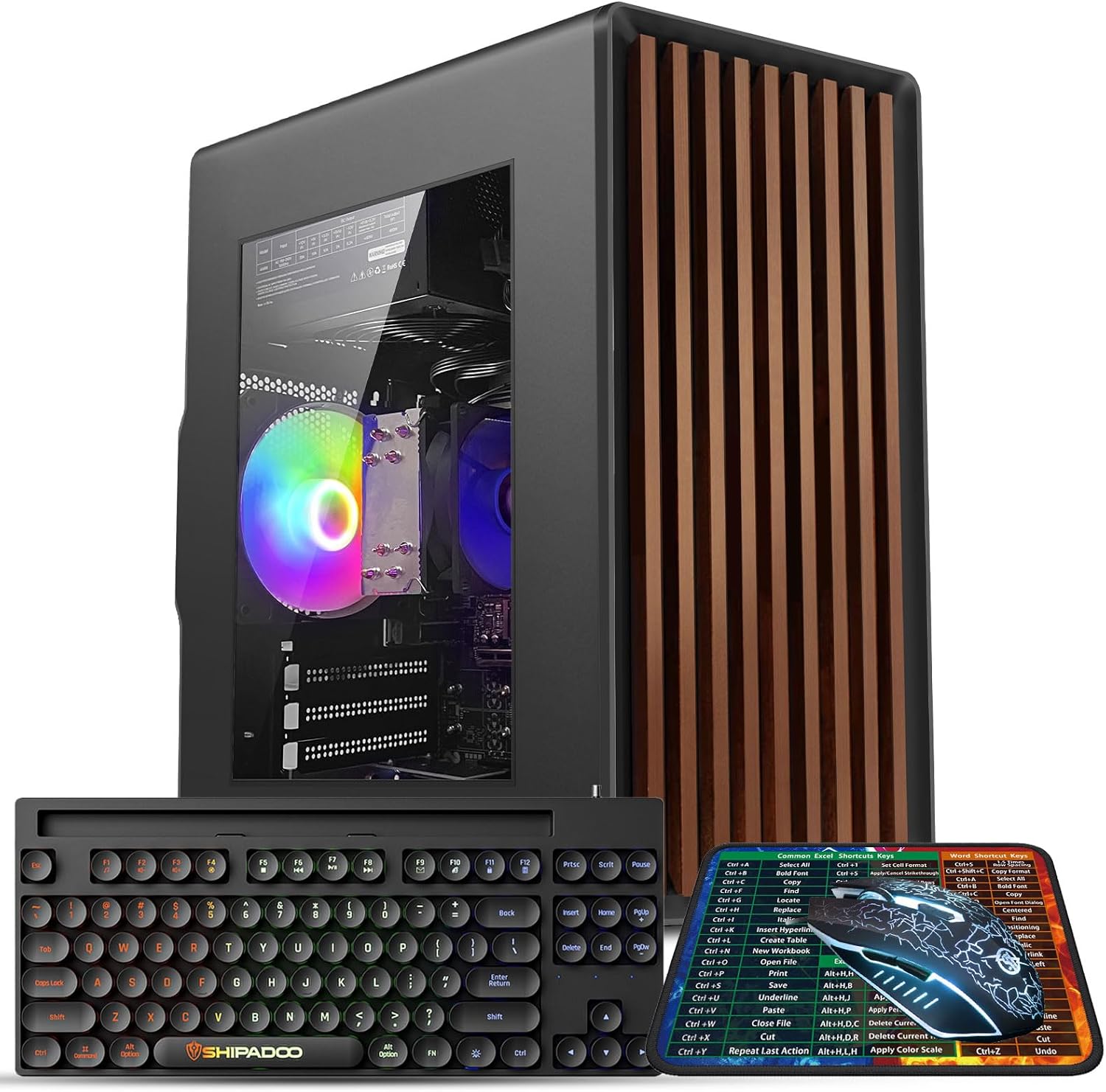 Desktop Computer Tower PC, Intel Core i7-4770-3.4GHz, 16GB DDR3 RAM, 512TB M.2 SSD Hard Drive, RGB Fan x 3, Wi-Fi 6.0, USB 3.0, HDMI, Windows 11 Home or Office Desktop Computer Tower PC, Intel Core i7-4770-3.4GHz, 16GB DDR3 RAM, 512TB M.2 SSD Hard Drive, RGB Fan x 3, Wi-Fi 6.0, USB 3.0, HDMI, Windows 11 Home or Office