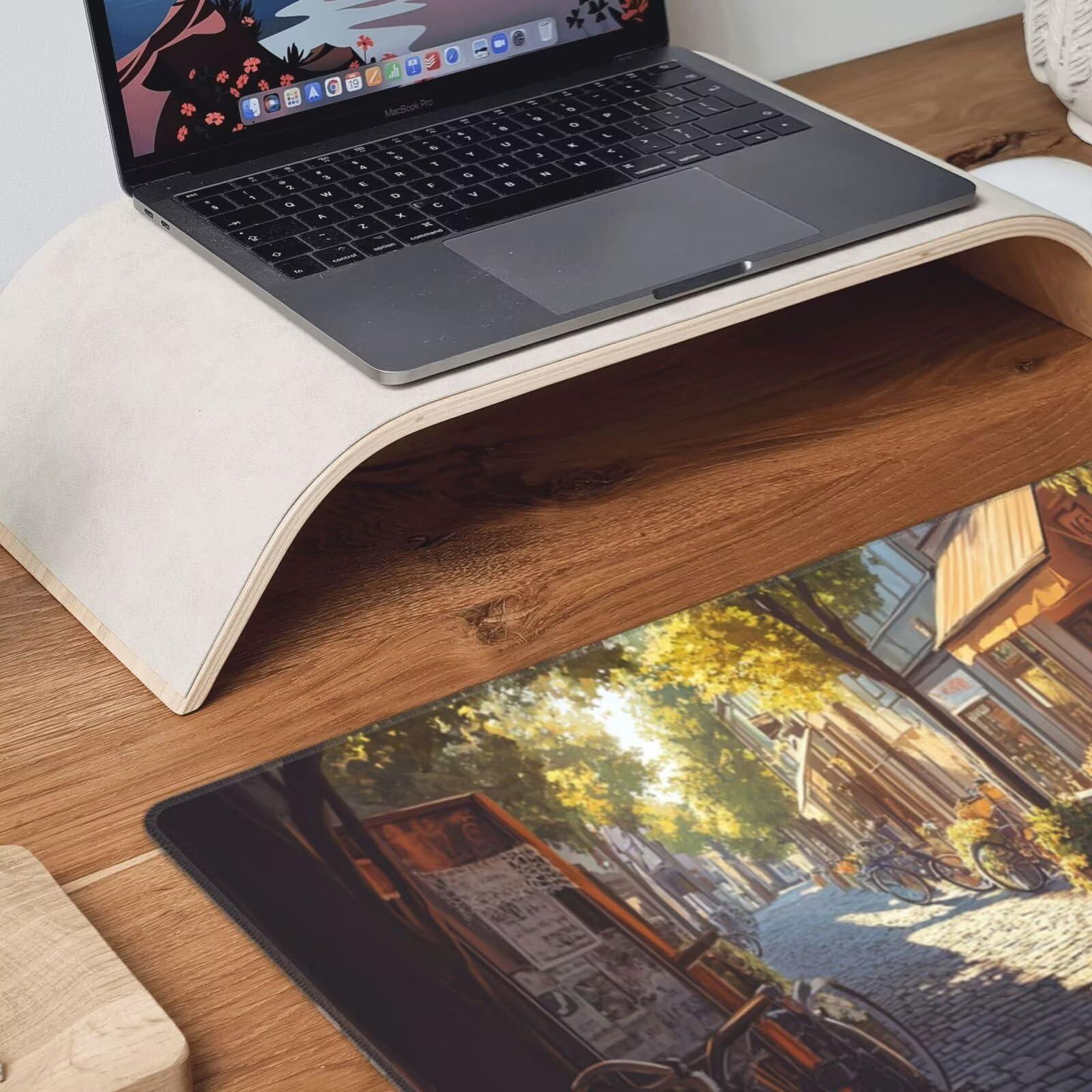 Żółta podkładka pod mysz XXL krajobraz mata na biurko 1600 x 800 x 3 mm zmywalna podkładka do gier na laptopa, z antypoślizgową gumową podstawą do gier, PC, pracowników biurowych Y365