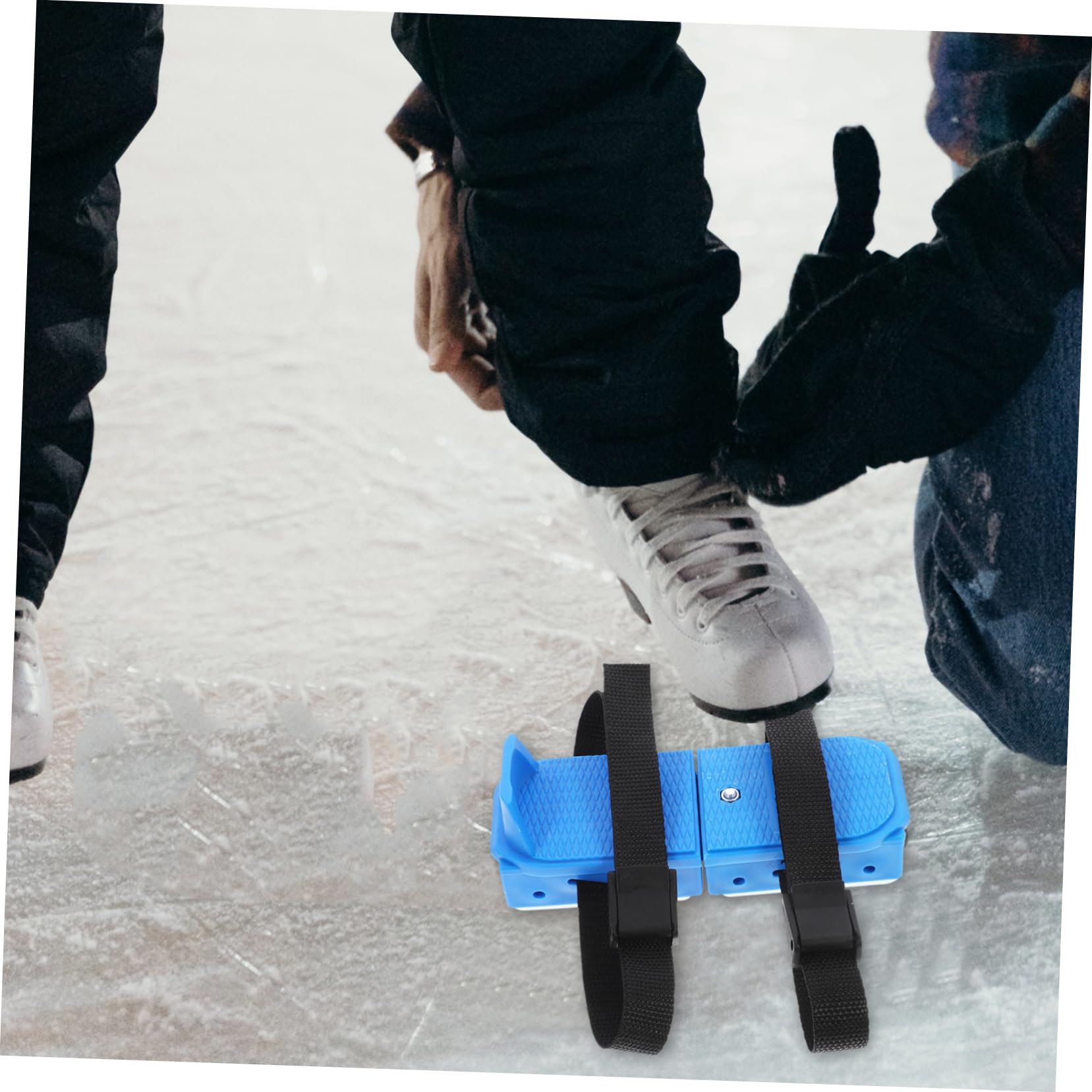 ibasenice Ayuda para Patinaje Zapatos Patinaje sobre Hielo Fijación Patines De Hielo Patines De Tobillo Patines De Hielo para Patines Soporte para Patines De Hielo para Niñas