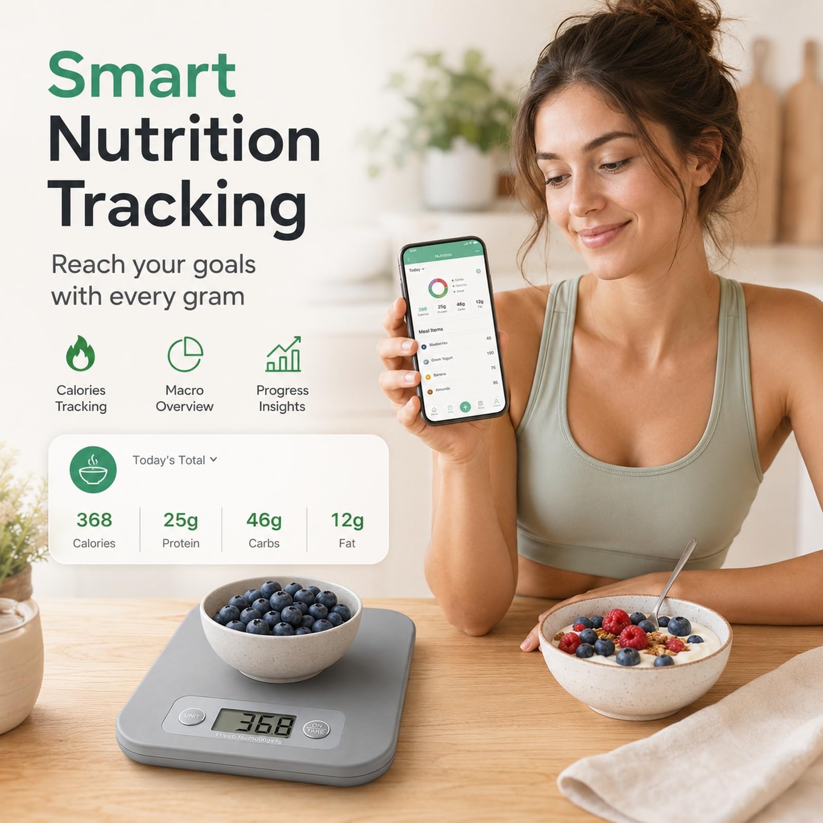 Smart Food Scale - Calorie Counting & Nutrition -5