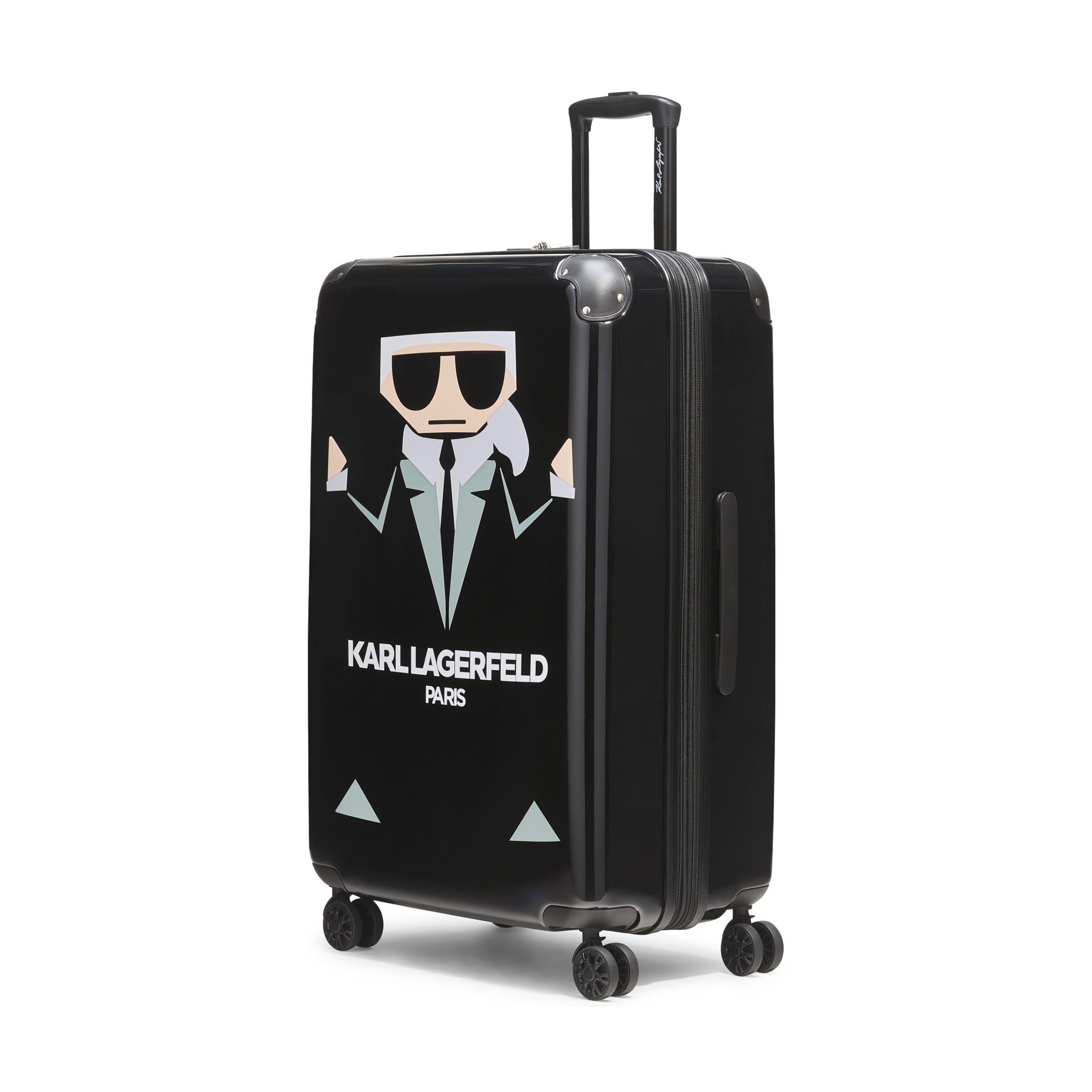 Amazon.com | KARL LAGERFELD Paris Unisex Luggage Suitcase,Large
