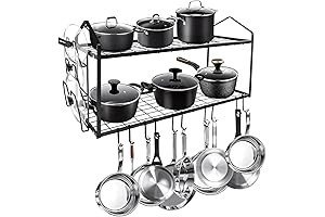 LADER 30Inch Wall Mounted Pot Rack