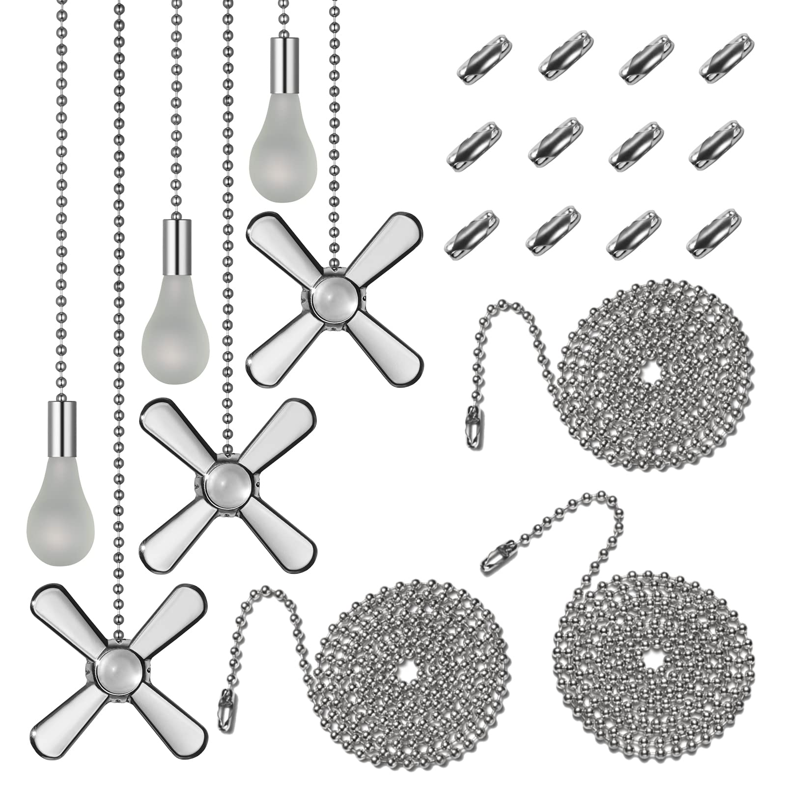 Ceiling Fan Pull Chains - Bronze Set of 6 -9 Ceiling Fan Pull Chains - Bronze Set of 6 -9
