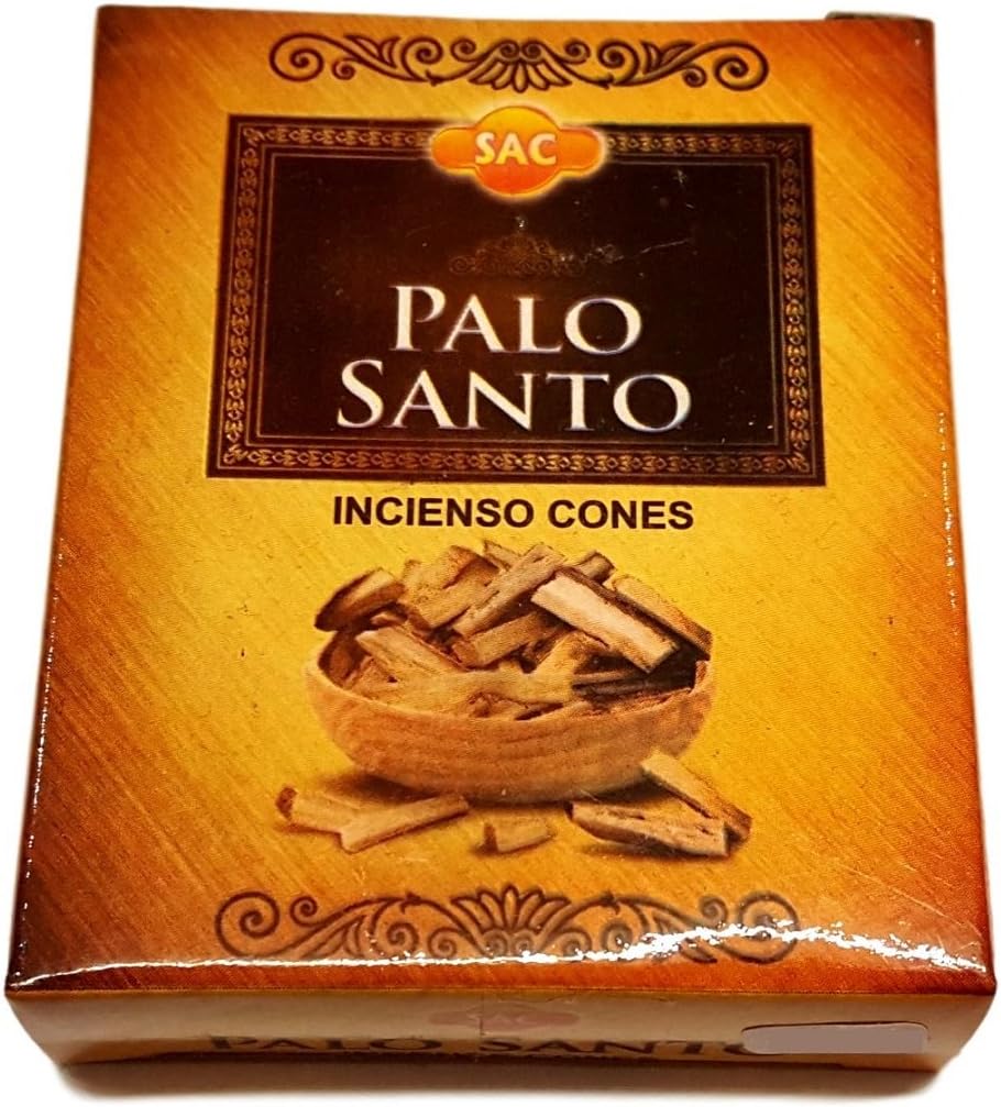 KERALA Palo Santo Incense in Cones - Box of 10 Cones