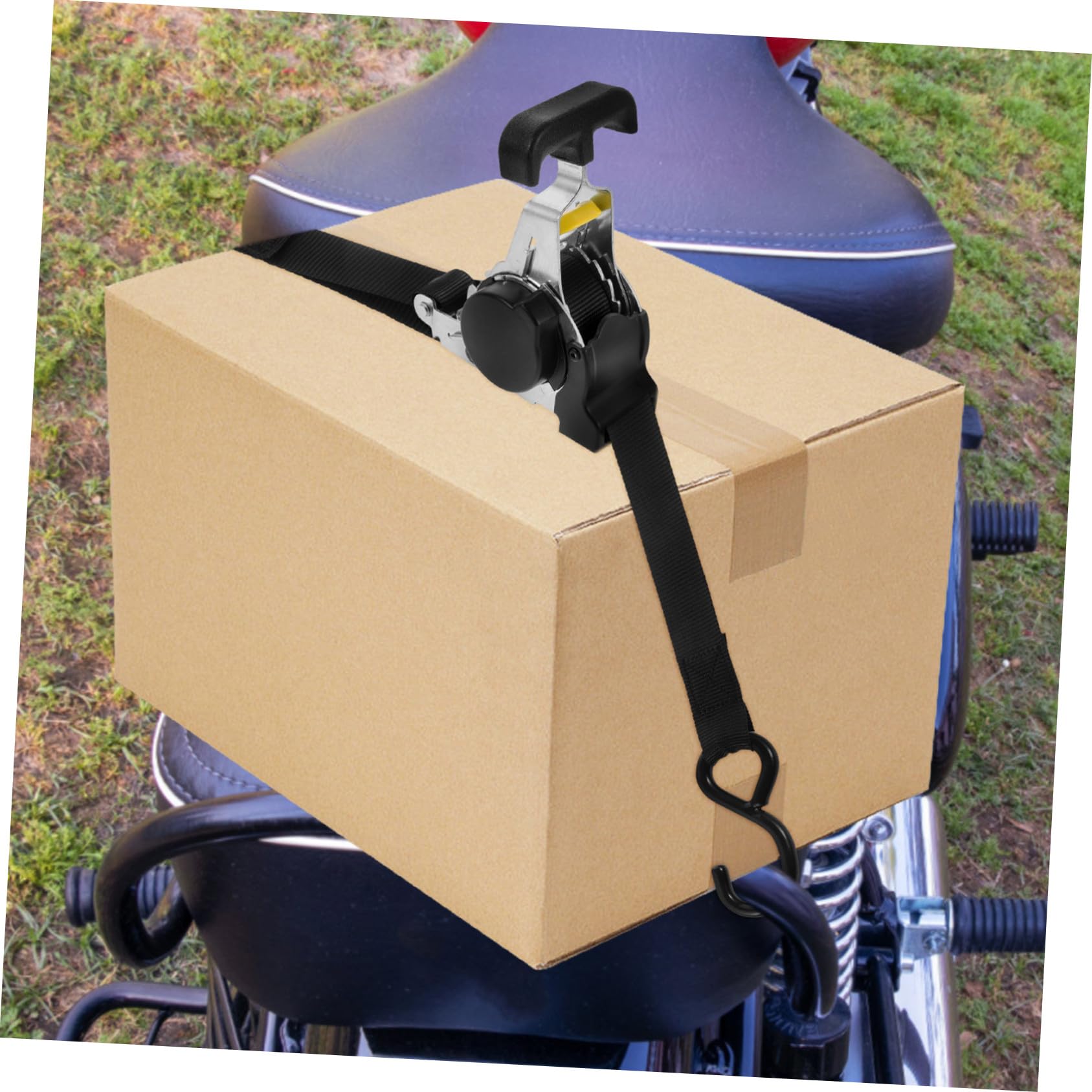 MAGICLULU Spanngurt mit Ratsche aus Polyester für Ladungssicherung und Gepäckbefestigung Verschleißfest und Hochbelastbar für Auto und Motorradtransport