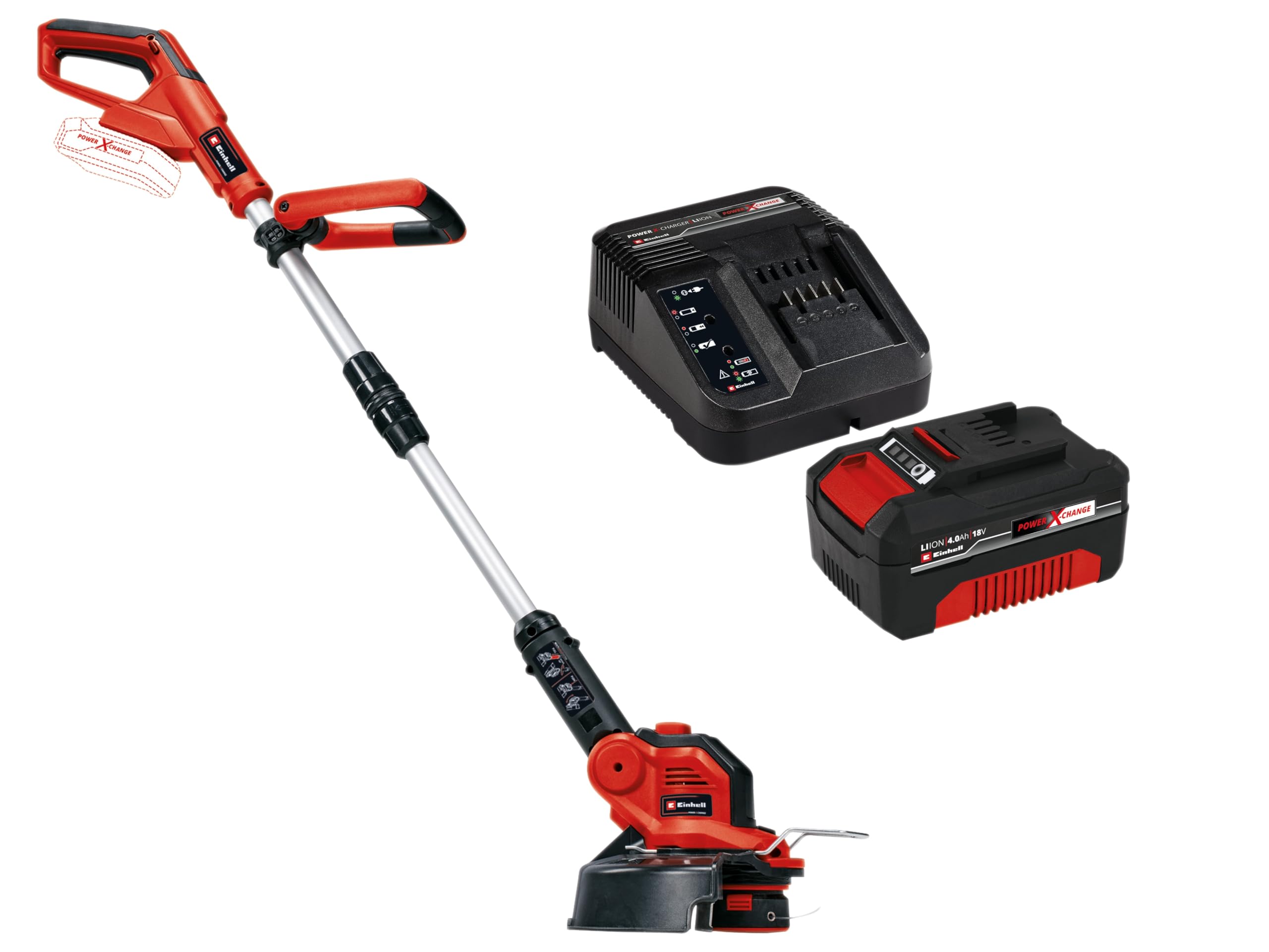 Einhell Desbrozadora a batería GE-CT 18/28 Li, 1x Batería 4,0 Ah