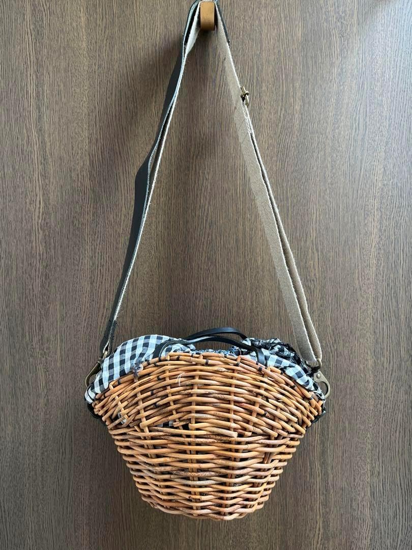 エバゴス ebagos リボンモチーフカゴバッグ