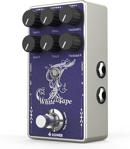 Miniatura 13 de Donner Pedal de compresor de guitarra, pedal de compresor Lax Comp para guitarra eléctrica y bajo, compresor de estilo limitador de pico clásico