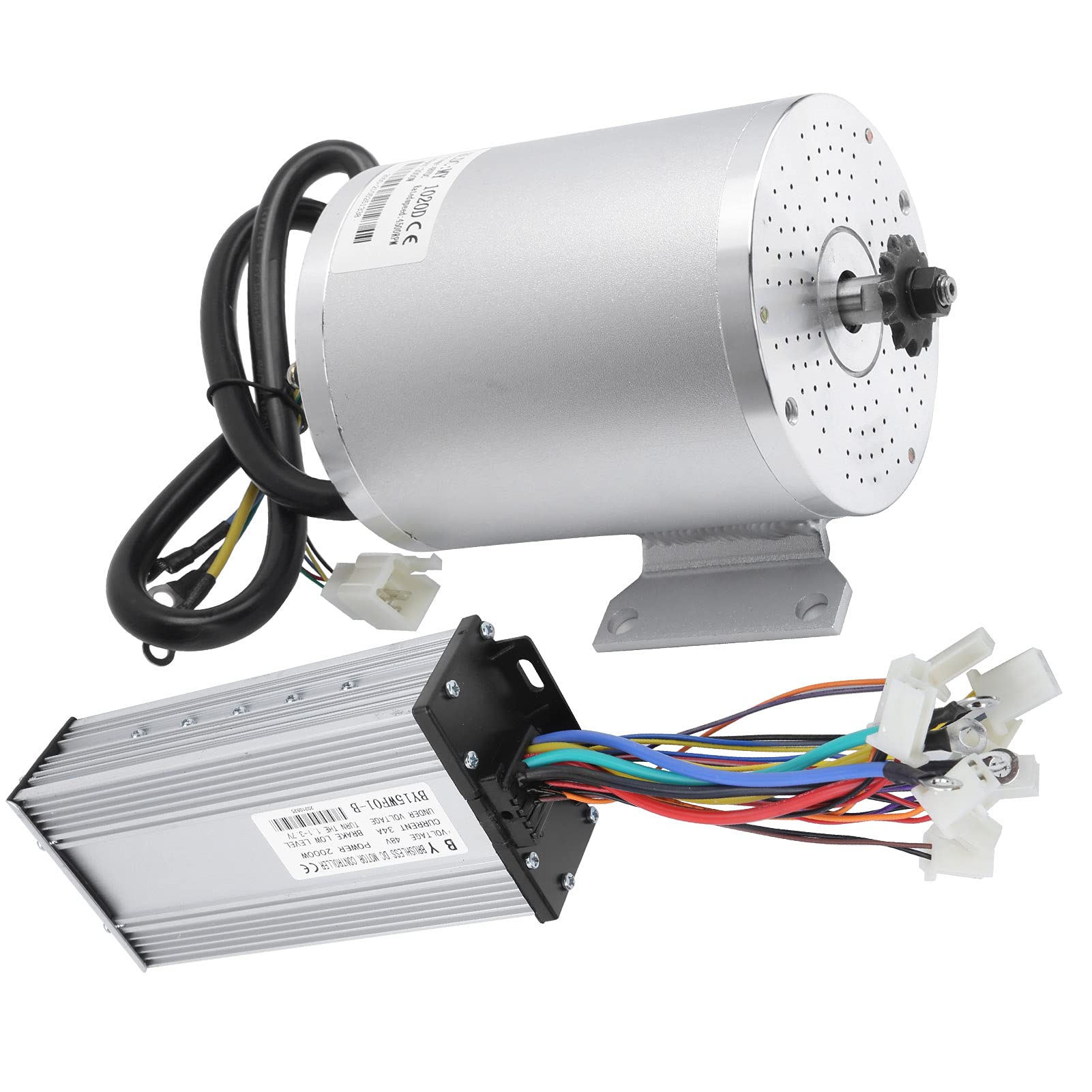 Electric Scooter Motor Conversion Kit, 48V 2000W Brushless DC Motor