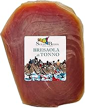 Sicilia Bedda - Tuna Mushiame/Bresaola Without Preservatives - Product Processed in Trapani Tuna - Gr. 170_200 (Natural Mesh)