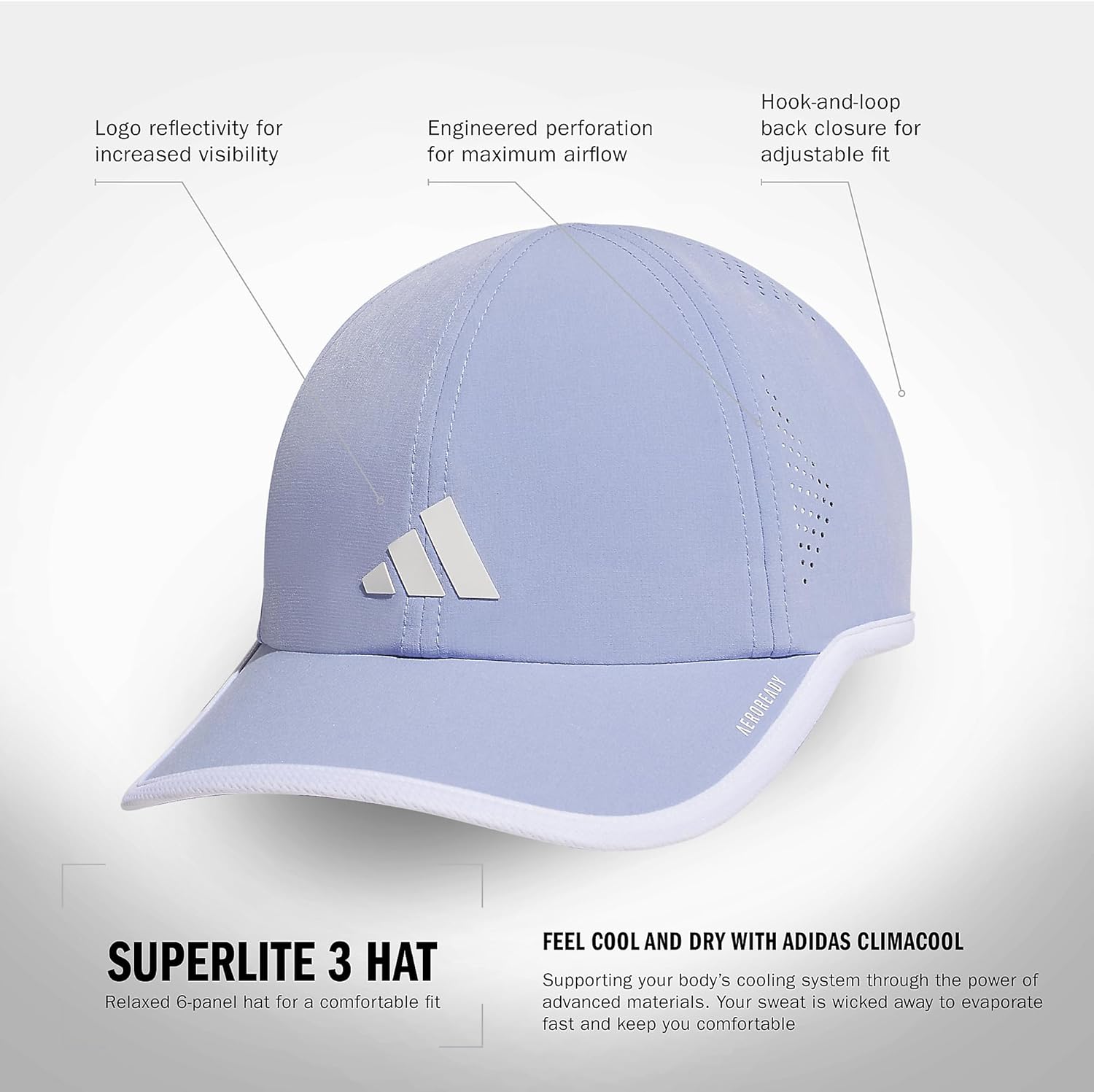 Adidas Unisex-Adult Superlite Hat – Lightweight Athletic Running Cap for Workouts