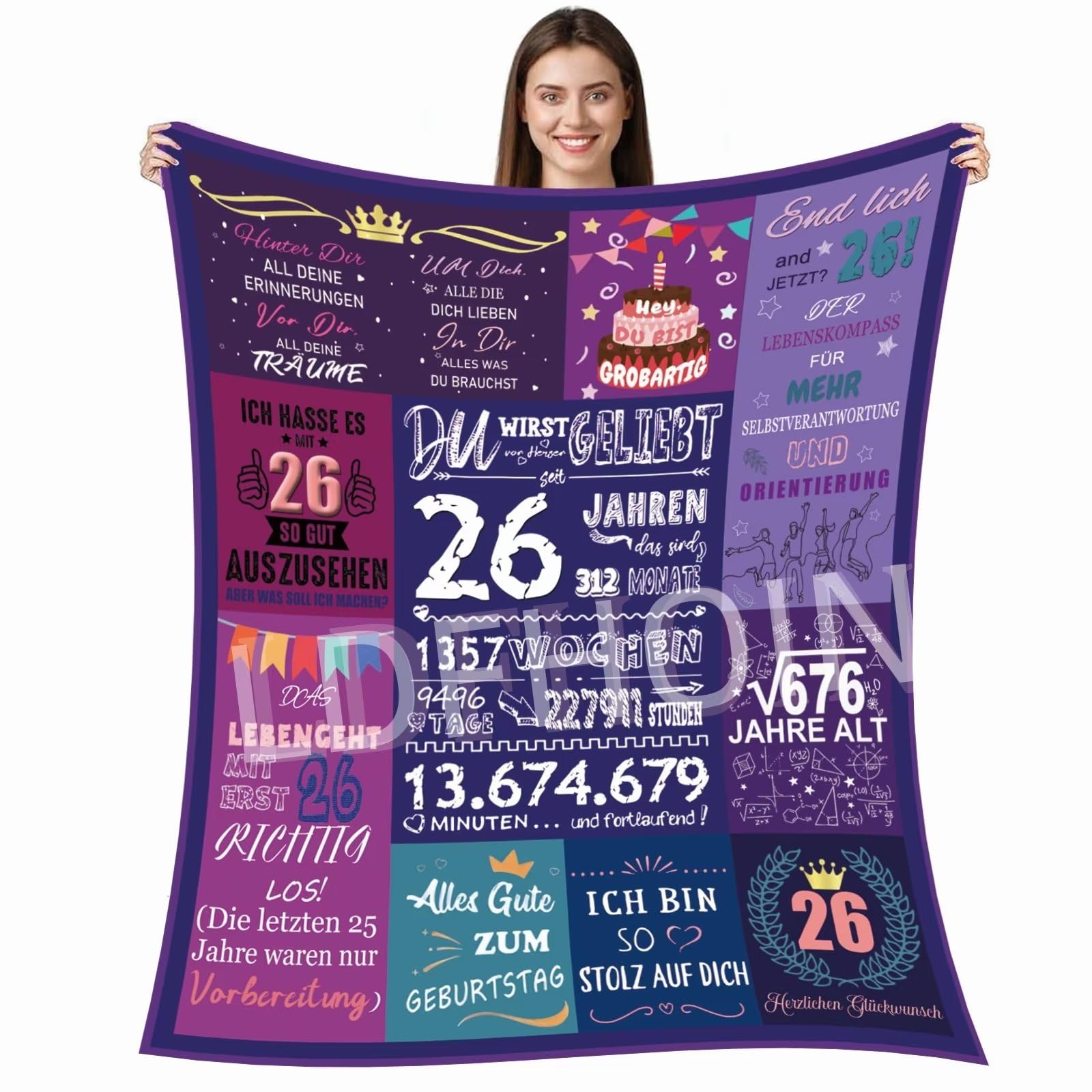 Coperta Personalizzata Per Figlia - 150x200cm | Regalo Compleanno O Natale - Foto 2