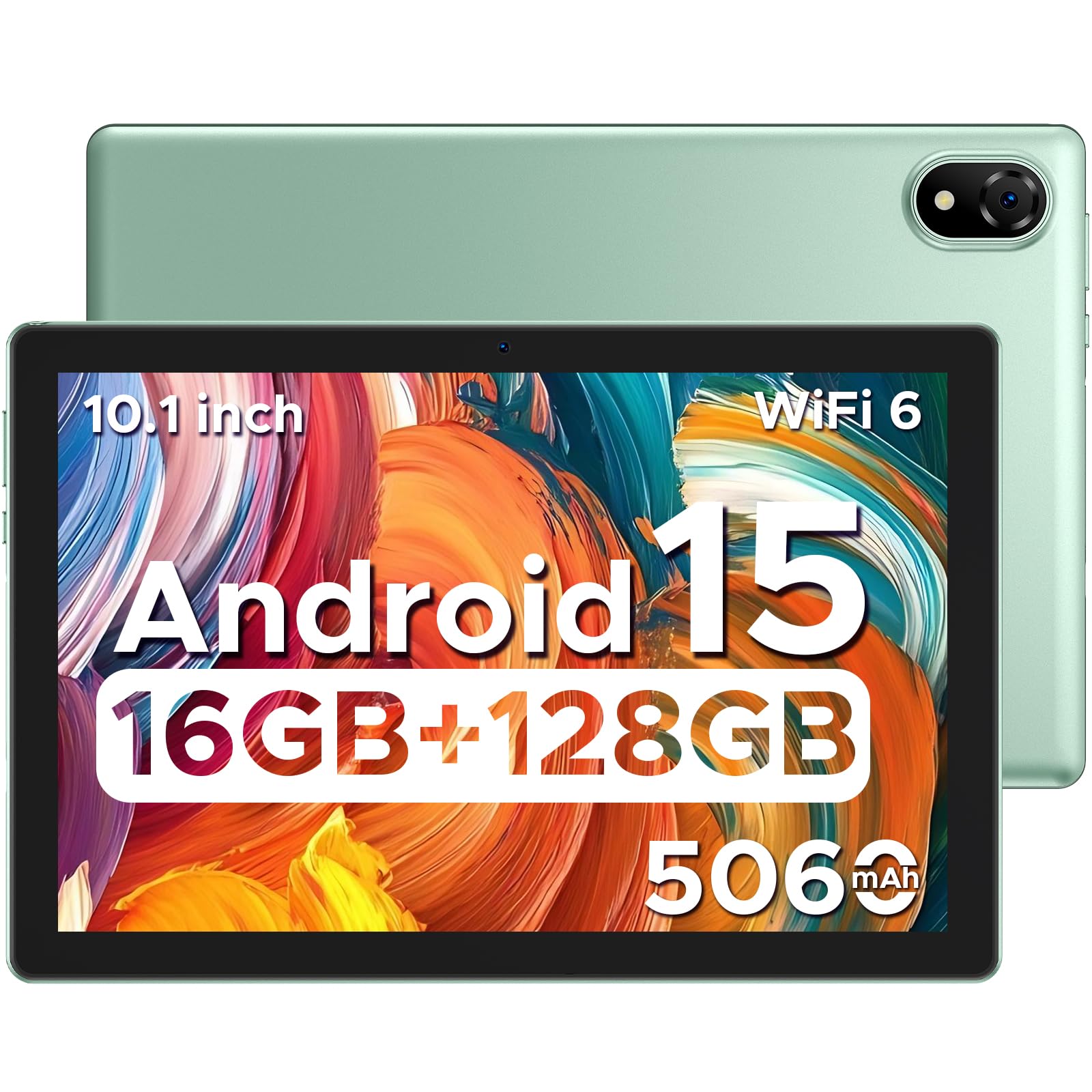DOOGEE U10 Android 15 Tablet 10 Pollici, 16(4+12) GB RAM + 128GB ROM (TF 2TB), 5060 mAh Batteria, 5G+2.4G WiFi, 1280 * 800 IPS, BT5.0, 5MP+8MP, Tablet in Offerta Quad Core/Widevine L1