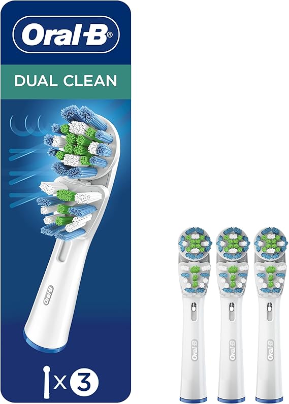 OralB Dual Clean Replacement Electric Toothbrush Replacement Brush