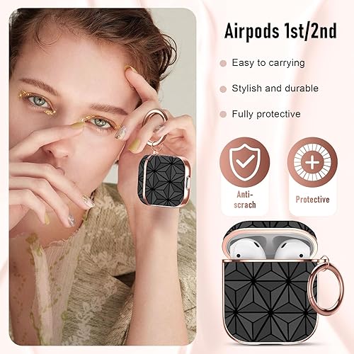 Vista 247 de Maxjoy Funda para AirPods, diseño de dibujos animados de anime para Airpods de 1ª y 2ª generación para Air Pods para hombres, niños y niñas, fundas