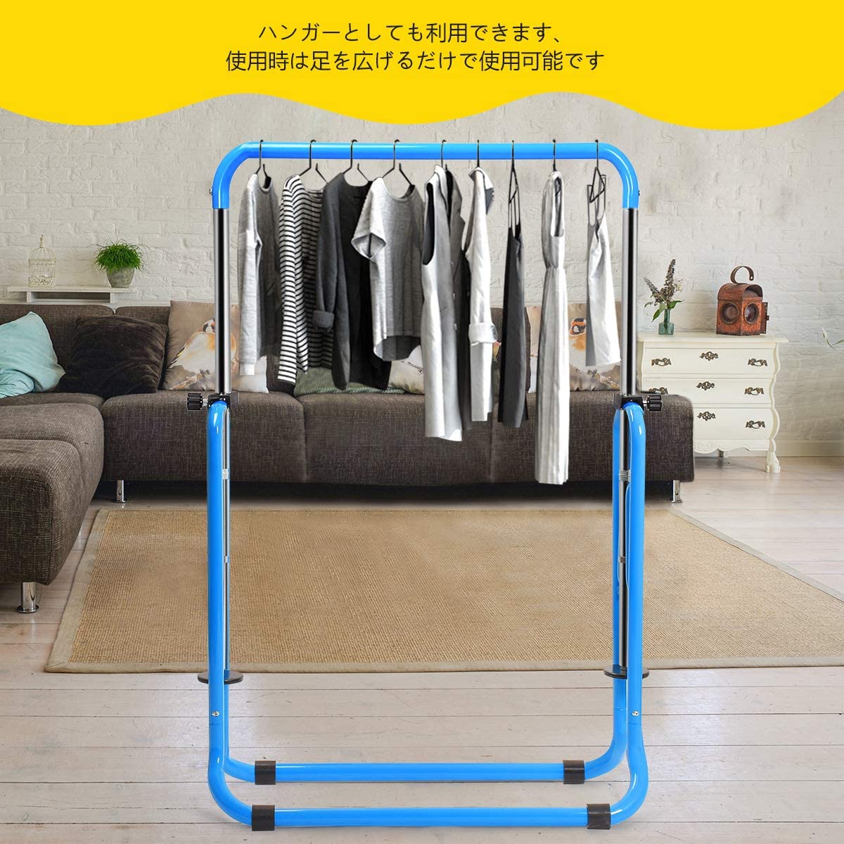 Amazon | Caliturben 鉄棒 多機能 折りたたみ 4段高さ調節可 耐荷重