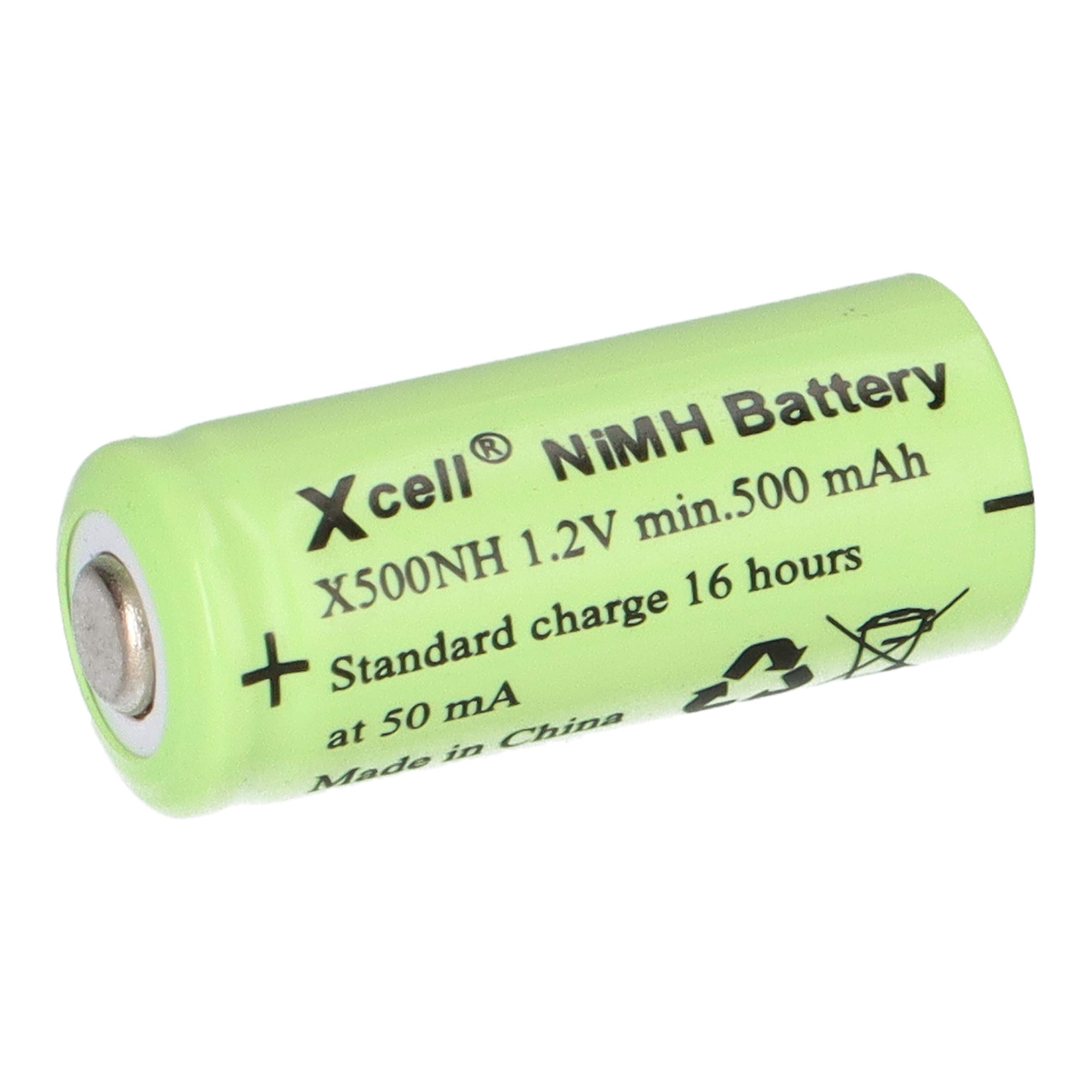 10er Sparset Akku Lady N X500NH ersetzt LR1, LR01, 4901, 4001, MX9100, 910A, E90 1,2V NI-MH 500mAh Akkuman Set