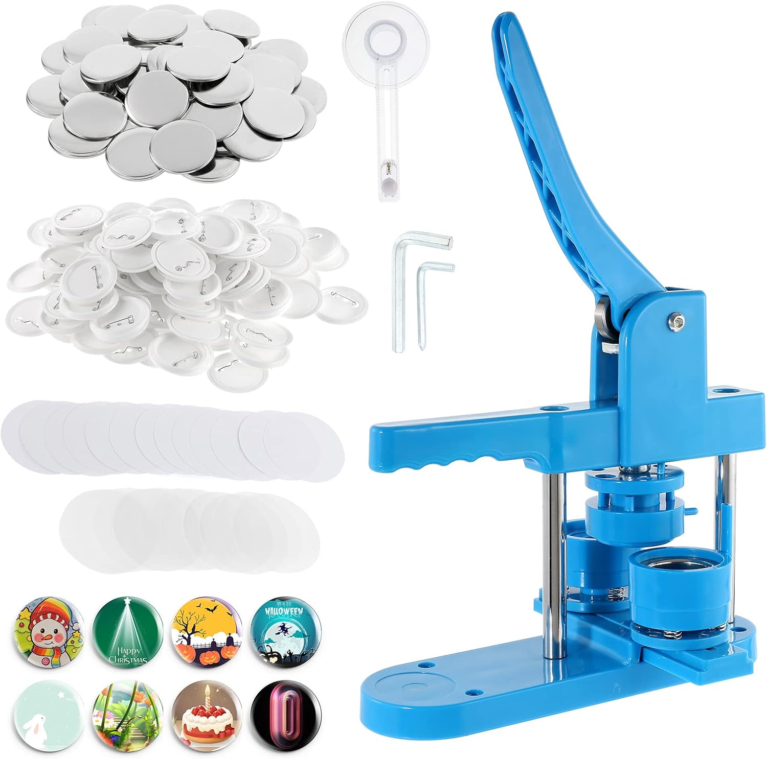 Dyna-Living Button Badge Maker 44mm Blue Badge Nepal | Ubuy