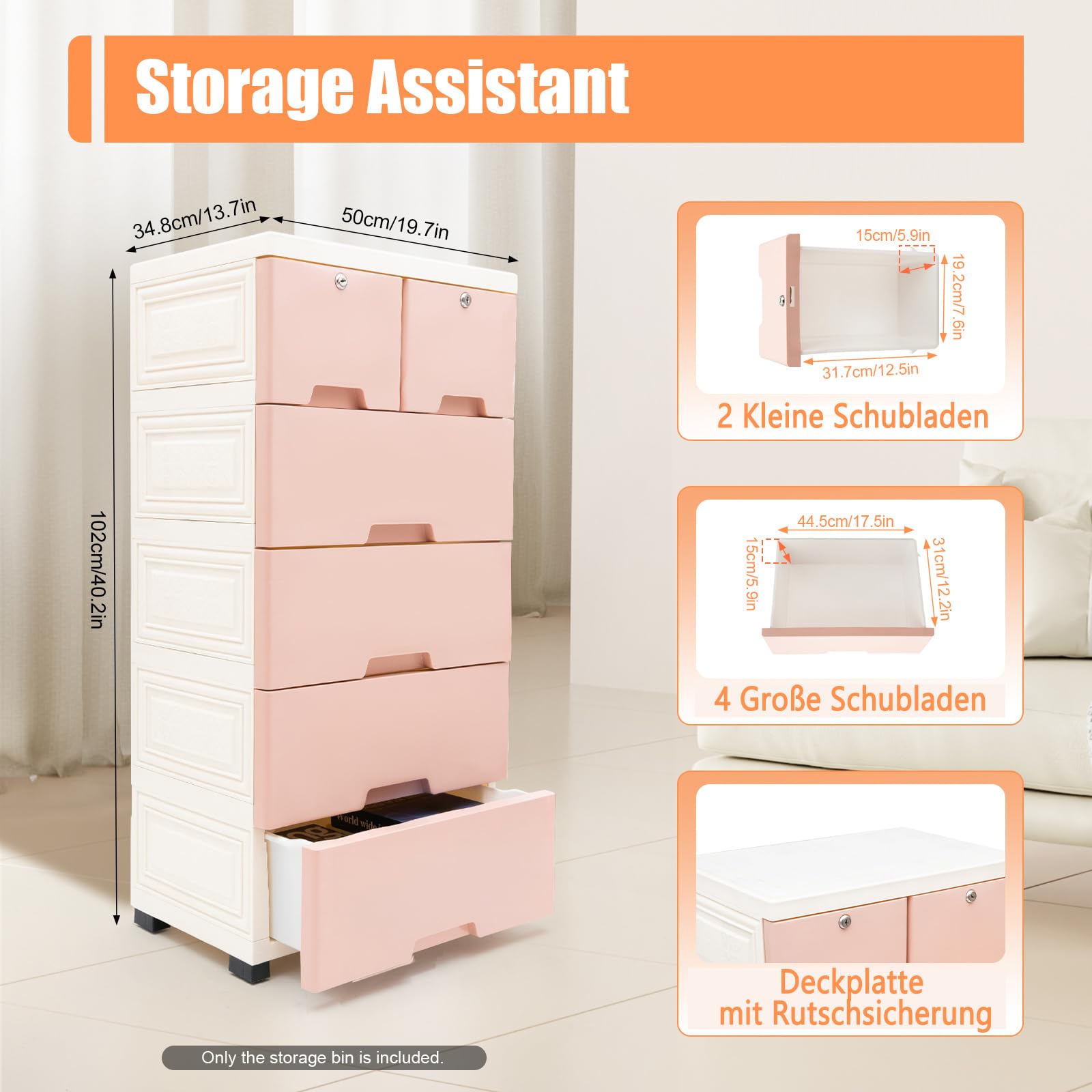 Six Drawer Storage Cabinet 1600x1600
