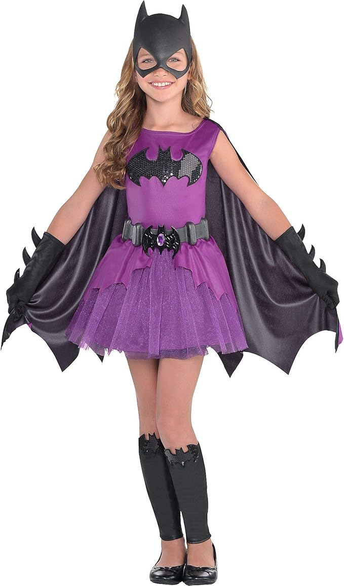 Costumes USA Purple Batgirl Halloween Costume for Girls