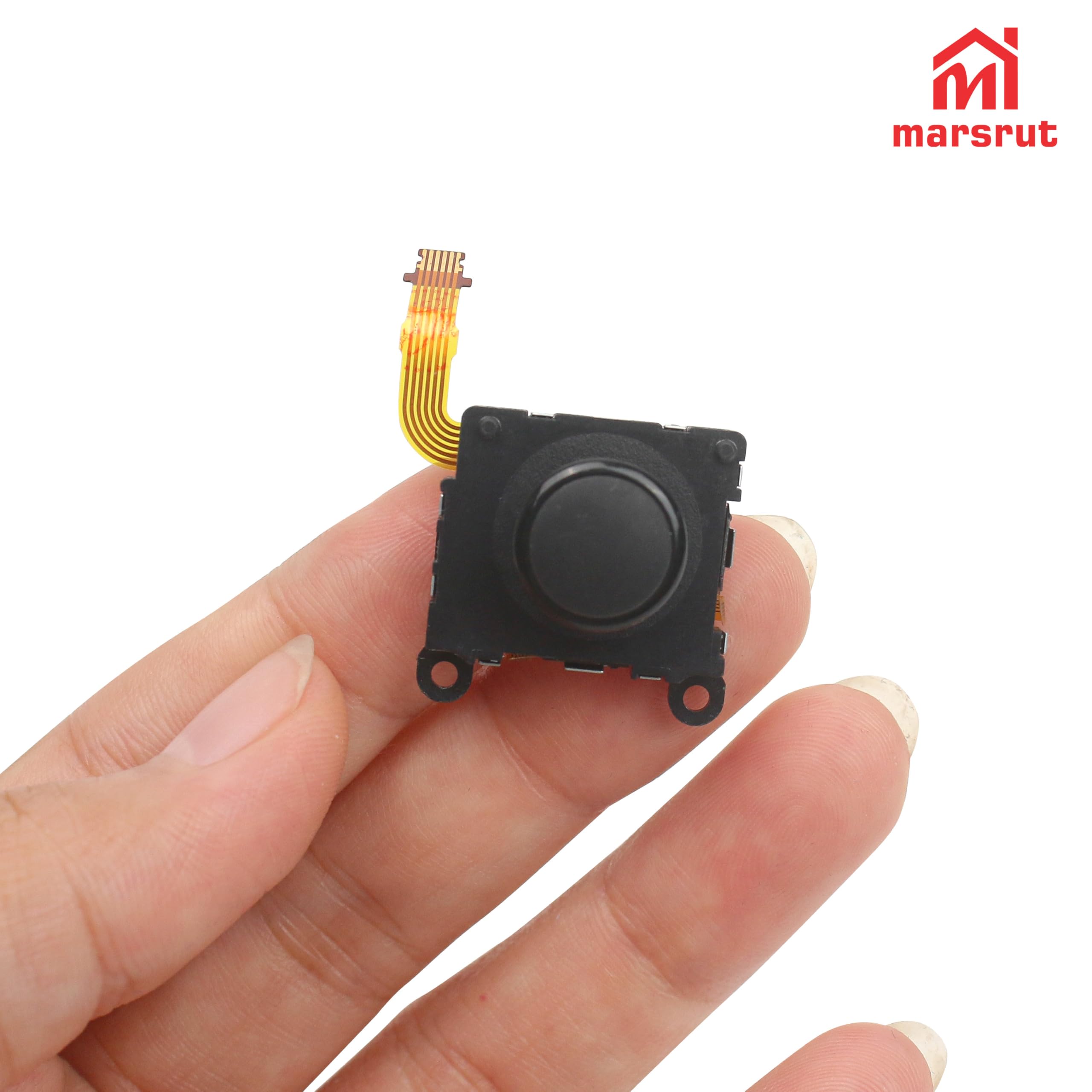 Joystick analogico, bastone analogico 3D di ricambio adatto per PSV PS VITA 1000 PSVITA sinistra e destra, parti di videogiochi da sostituire (colore nero, 1 pezzo)