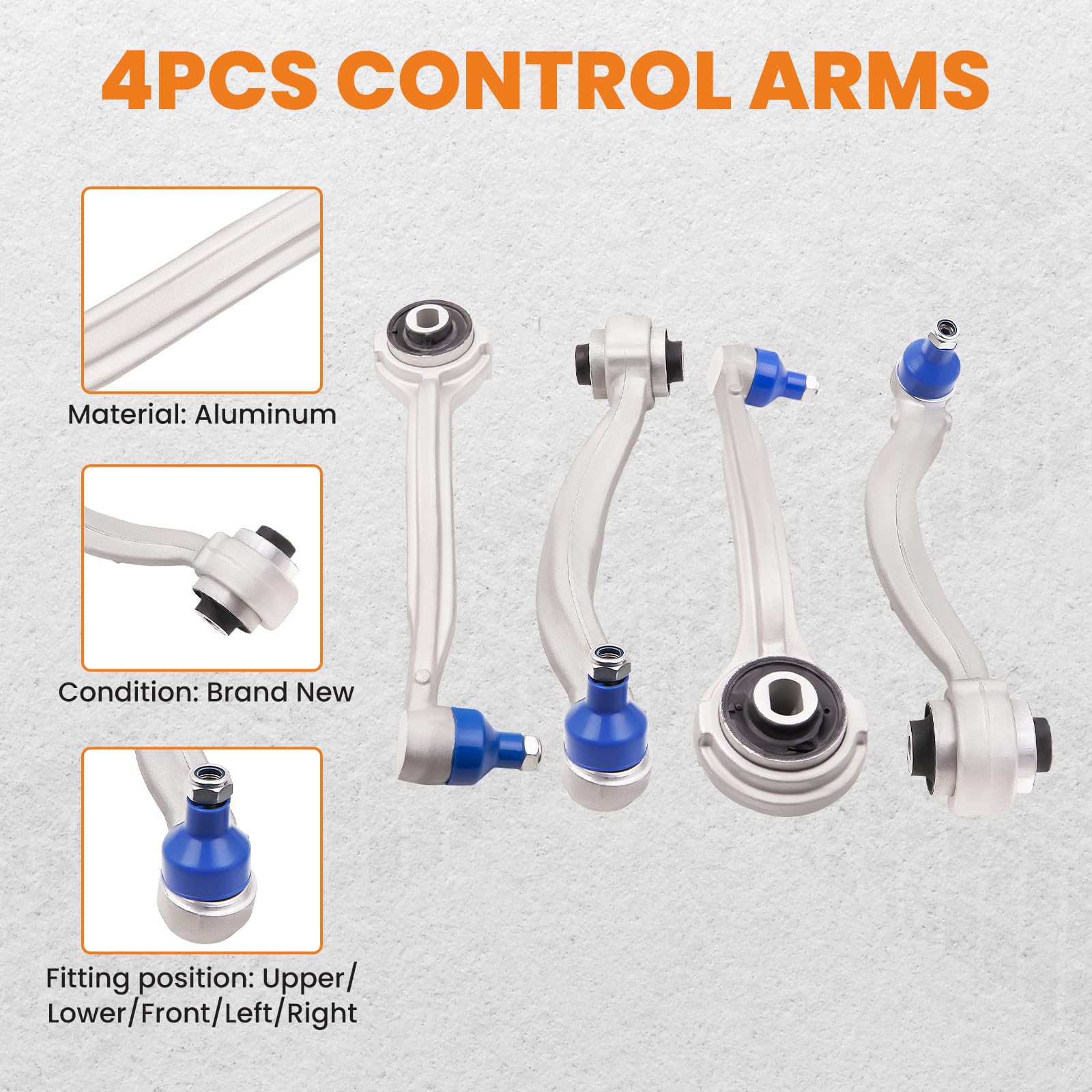 maXpeedingrods Anteriore Braccetti Di Sospensione Kit per Mercedes Classe C W204 S204 C204 nuovo