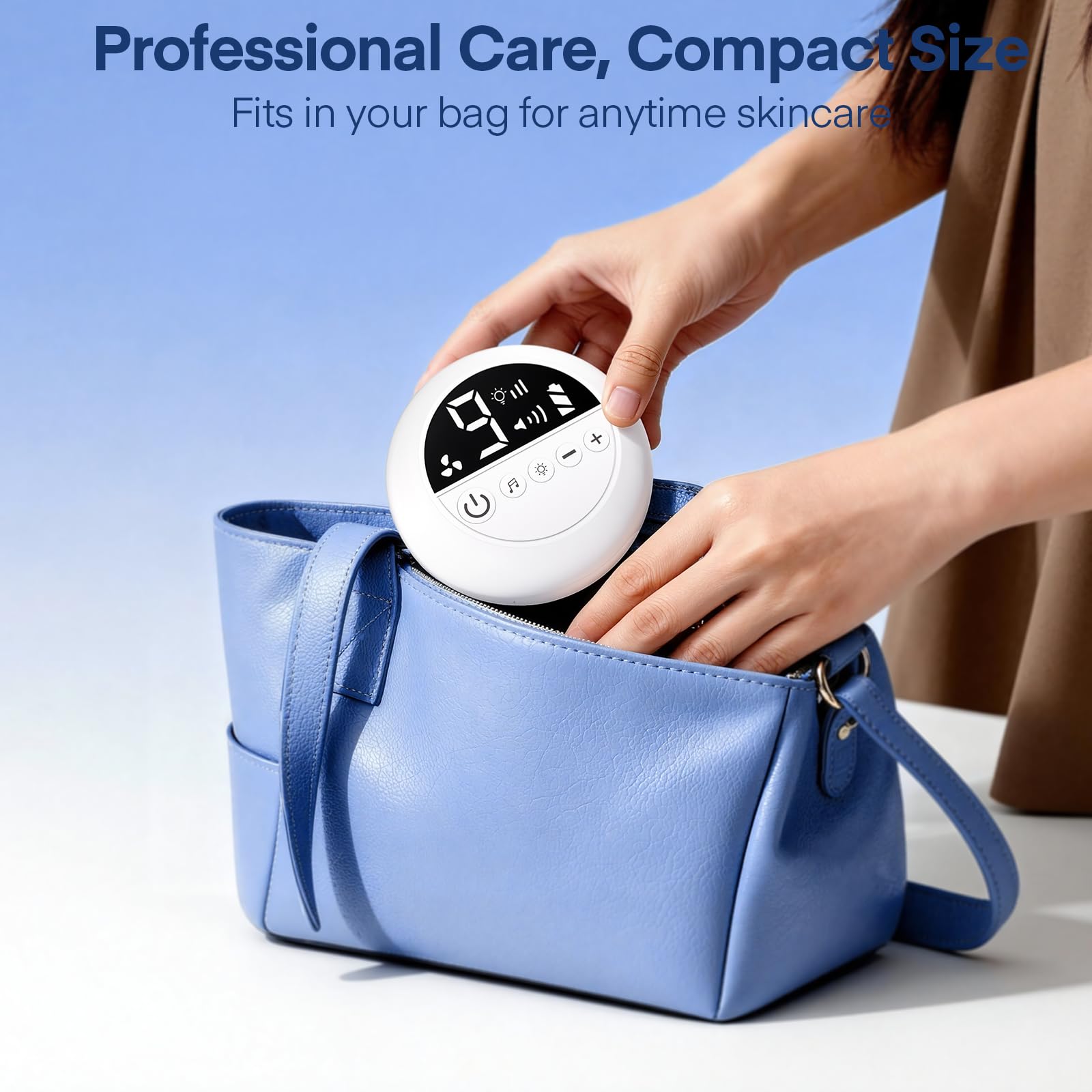 TopDirect Mini macchina per microdermoabrasione, dispositivo portatile per dermoabrasione diamantata con aspirazione regolabile, per rimozione di punti neri, esfoliazione, cura della pelle luminosa e