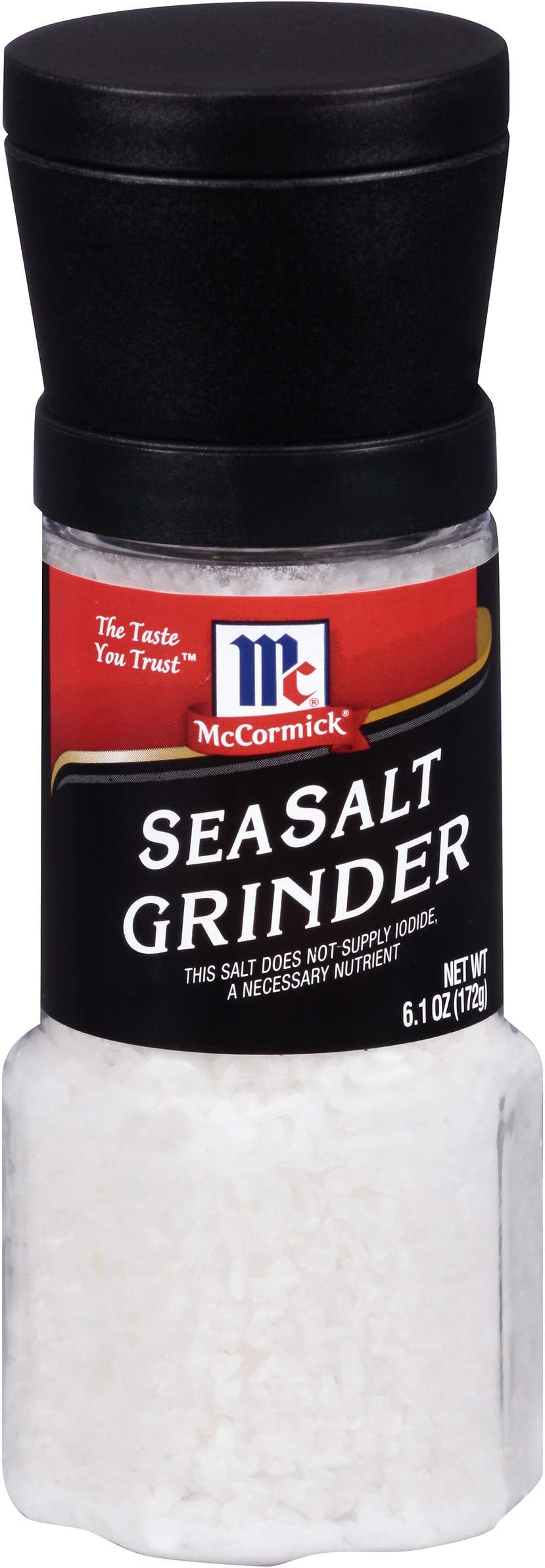 McCormick Sea Salt Grinder, 6.1 oz