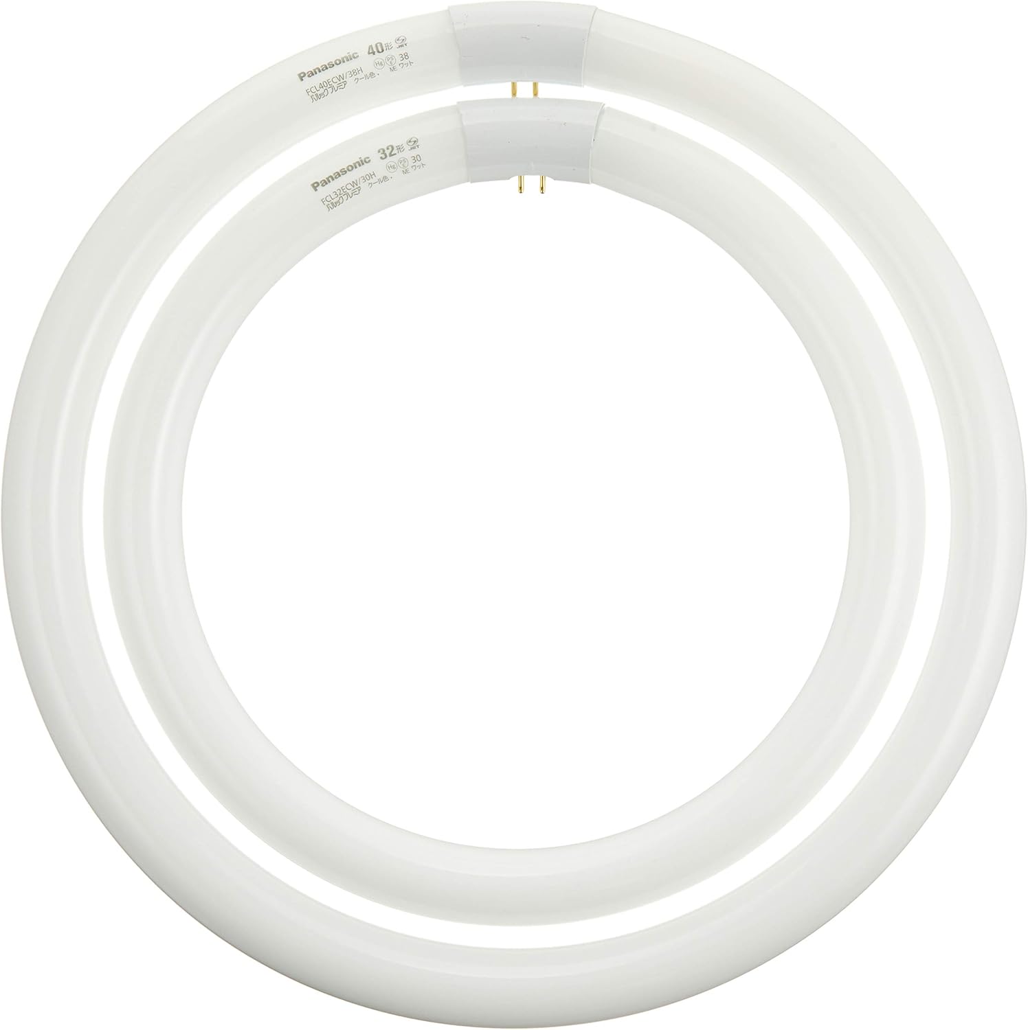 パナソニック 丸形蛍光灯 ナチュラル色 2本入 Fcl 32形 40形