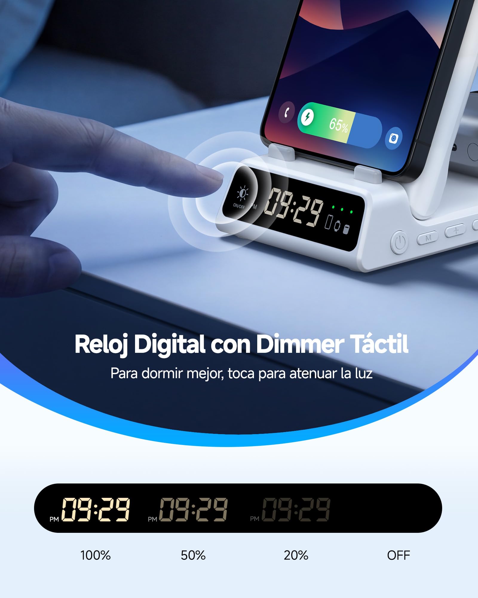 Cargador Inalámbrico para Samsung S26 Ultra, 3 in 1 Estación de Carga para Samsung S26/S25/S24/S23, Base de Carga para Galaxy Watch 8/8 Classic/Ultra/7, Galaxy Buds 4 Pro, SwanScout 703S (No Adapter)