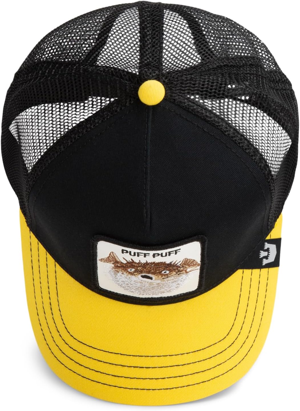 Goorin The Puff Puff Fish Trucker Hat, Black, One Size, Unisex