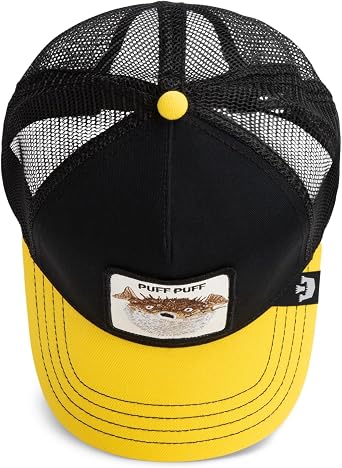 Goorin The Puff Puff Fish Trucker Hat, Black, One Size, Unisex