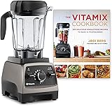 Vitamix Pro 750 Heritage Series, Professional-Grade, 64 oz. Low-Profile Container Bundle with The Vitamix Cookbook - 250 Delicious Whole Food Recipes (Pearl Gray)