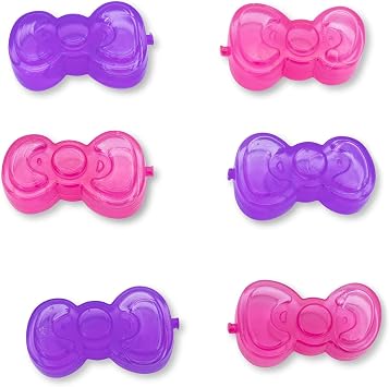 Sanrio Hello Kitty Pretty Bows 6-Piece Plastic Ice Cube Set | Non-Melting, Quick-Freeze Ice Mold Shapes For Drinks