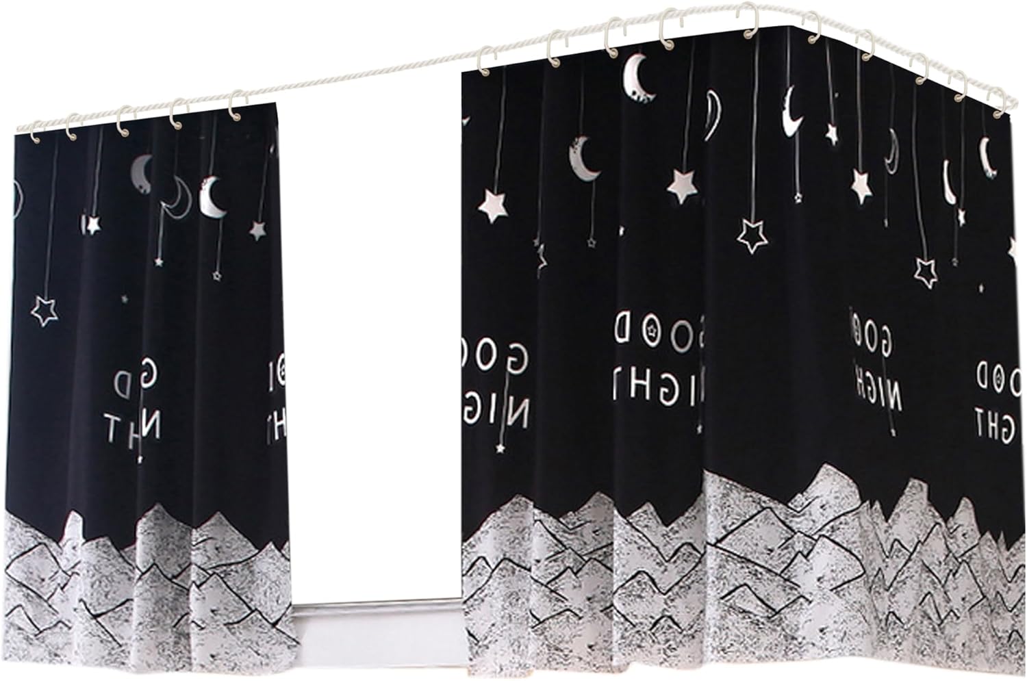 Mocarly Dorm Single Twin Bunk Bed Tents Drapes Dustproof