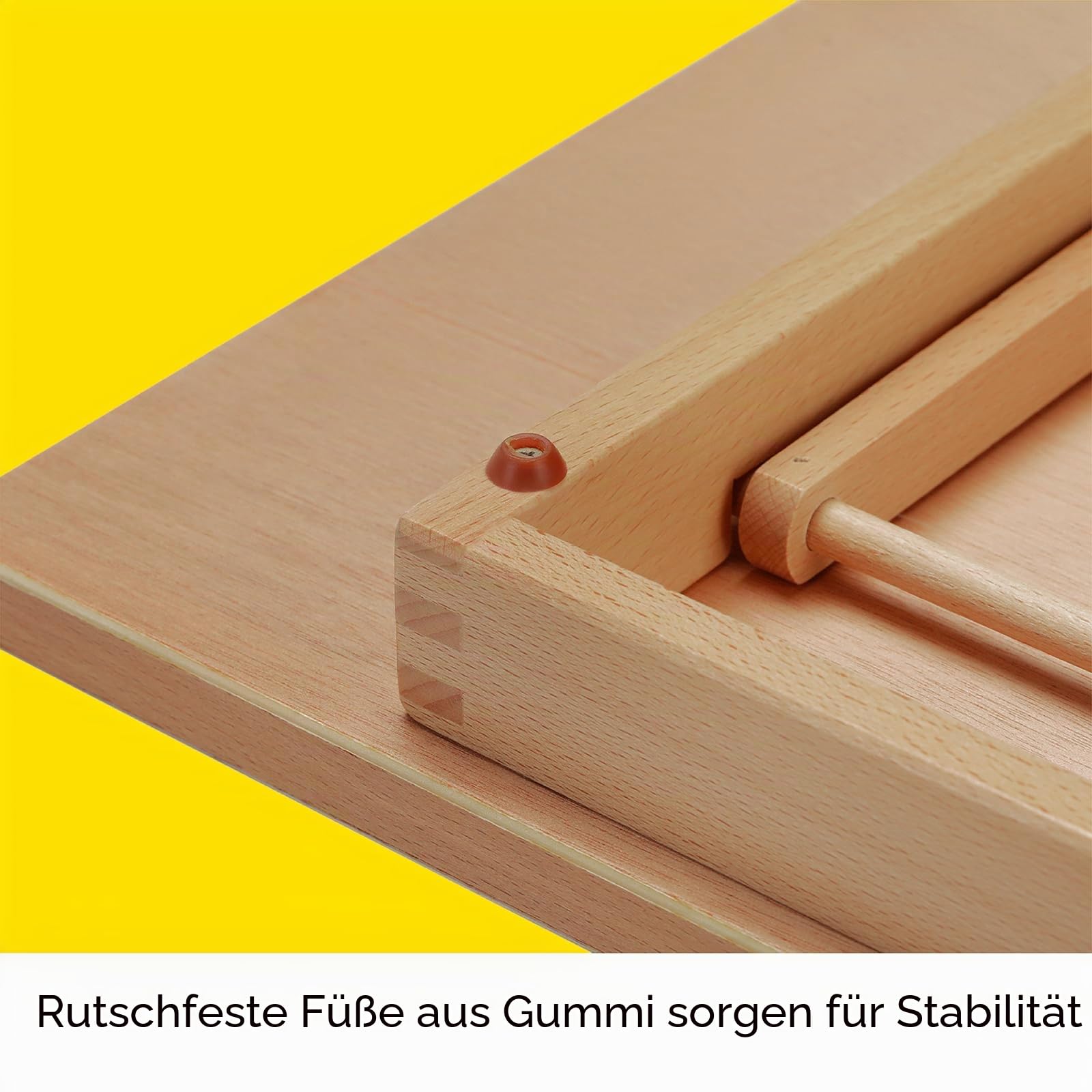 MEEDEN Extra große Schreibtischstaffelei: 50,8 x 76,2 cm, tragbar, Buchenholz, Standstaffelei – 5 Positionen verstellbare Desktop-Zeichenstaffelei