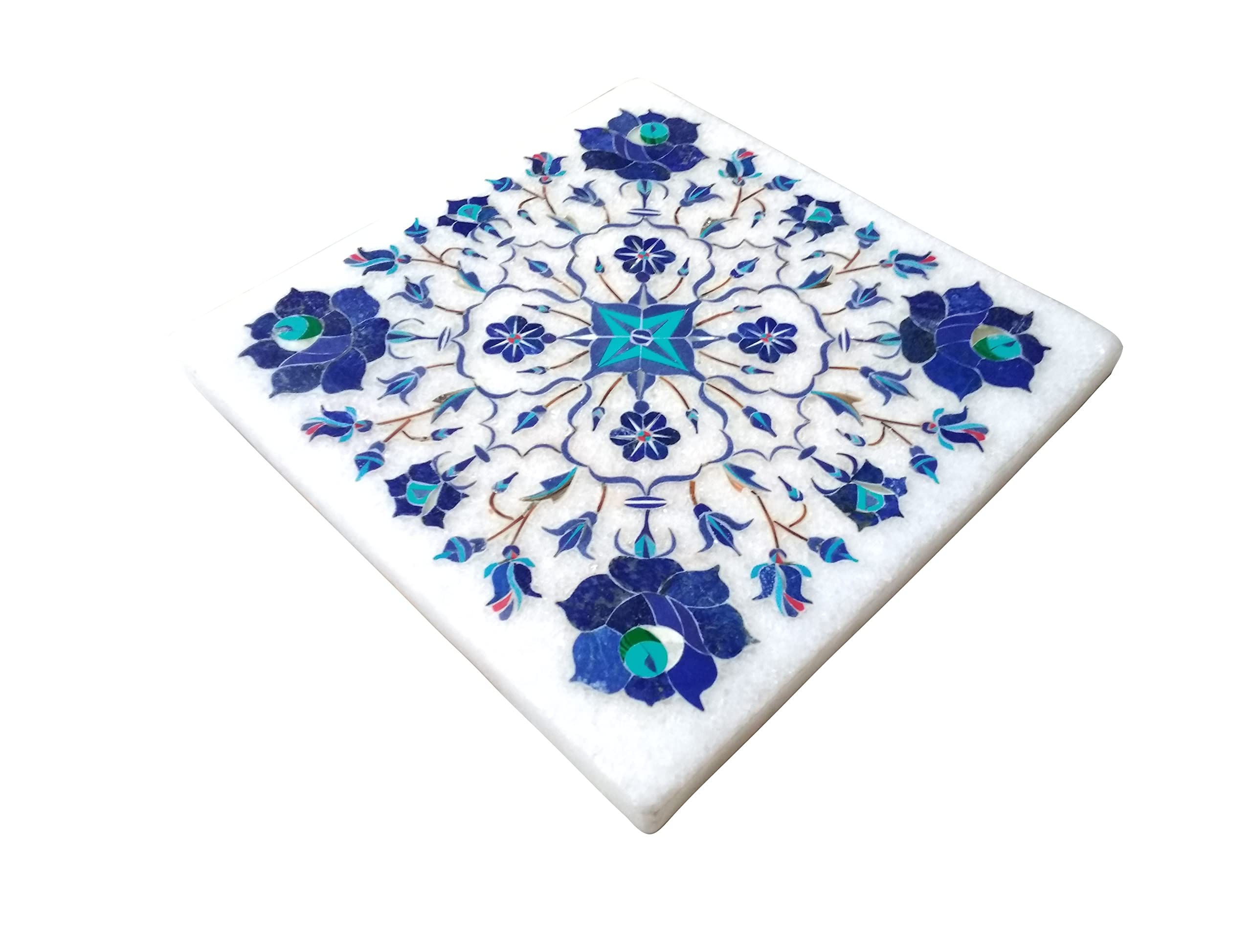 Blocs d'incrustation en marbre ArtEra, cadeau artisanal luxe - 6