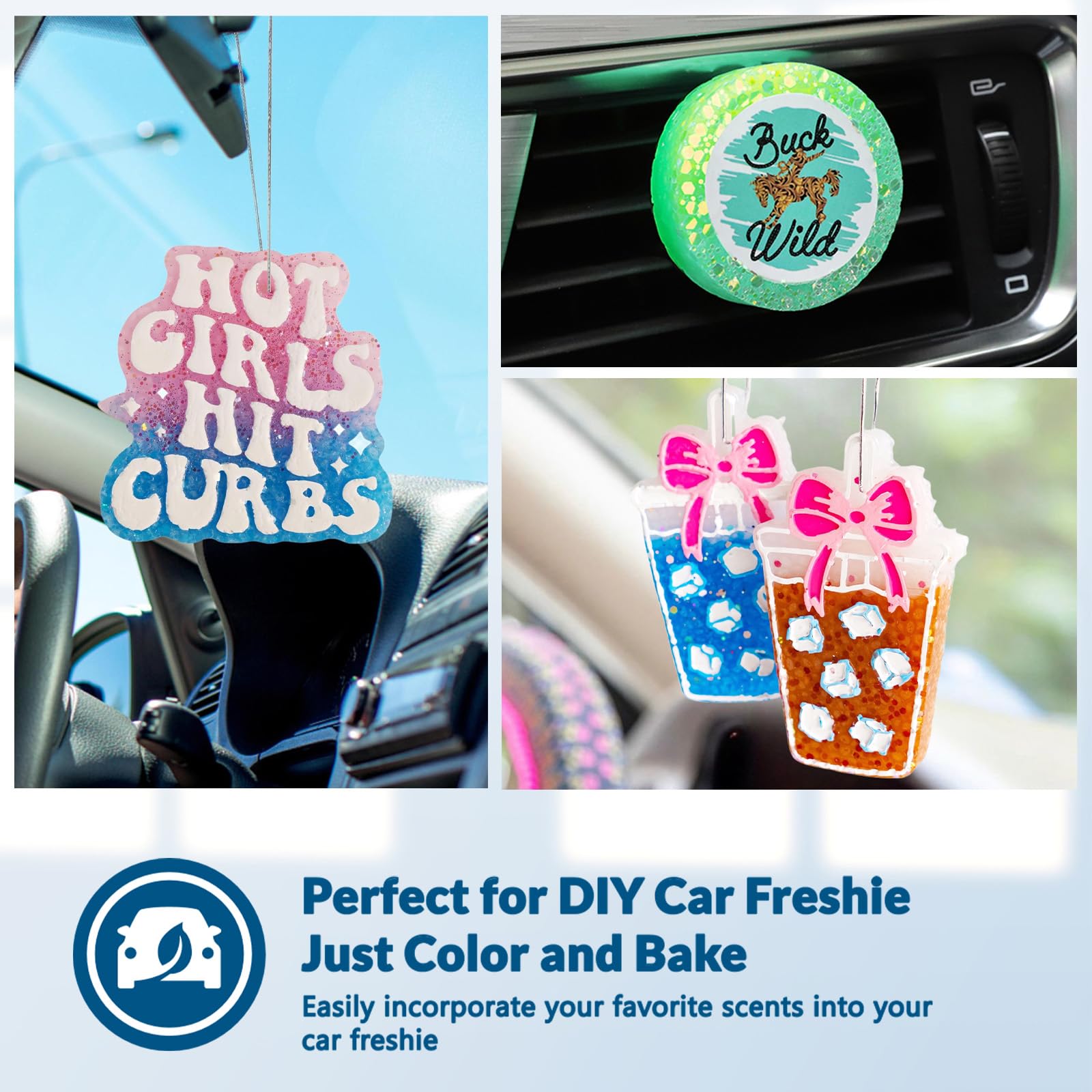 MUBYOK Perlas aromáticas de pepino y melón de 1.5 libras para hacer suministros de freshies de coche, perlas preperfumadas para ambientador de coche, aroma de larga duración