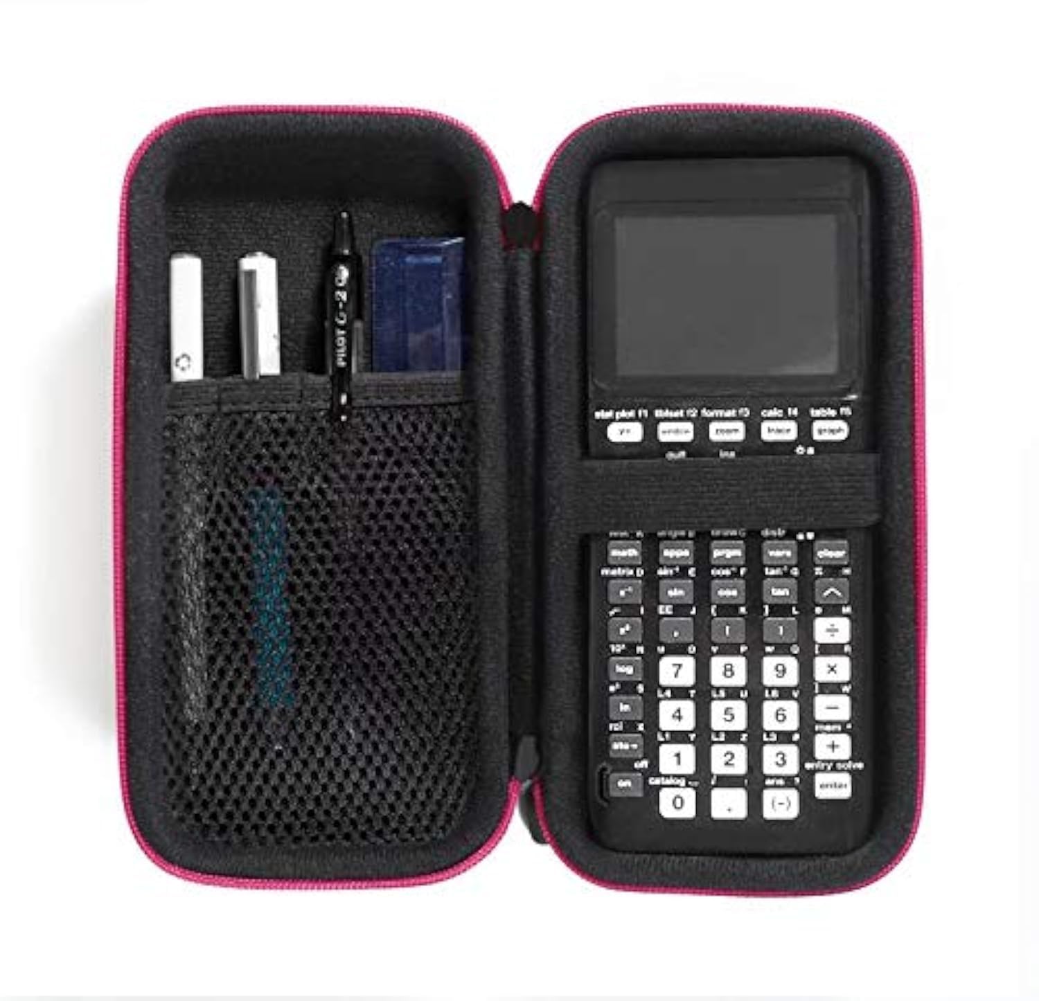 Étui Rigide Protection Calculatrice Graphique Texas Instruments - Compatible TI-Nspire CX II-T, TI-84 Plus CE, TI-89 - Noir