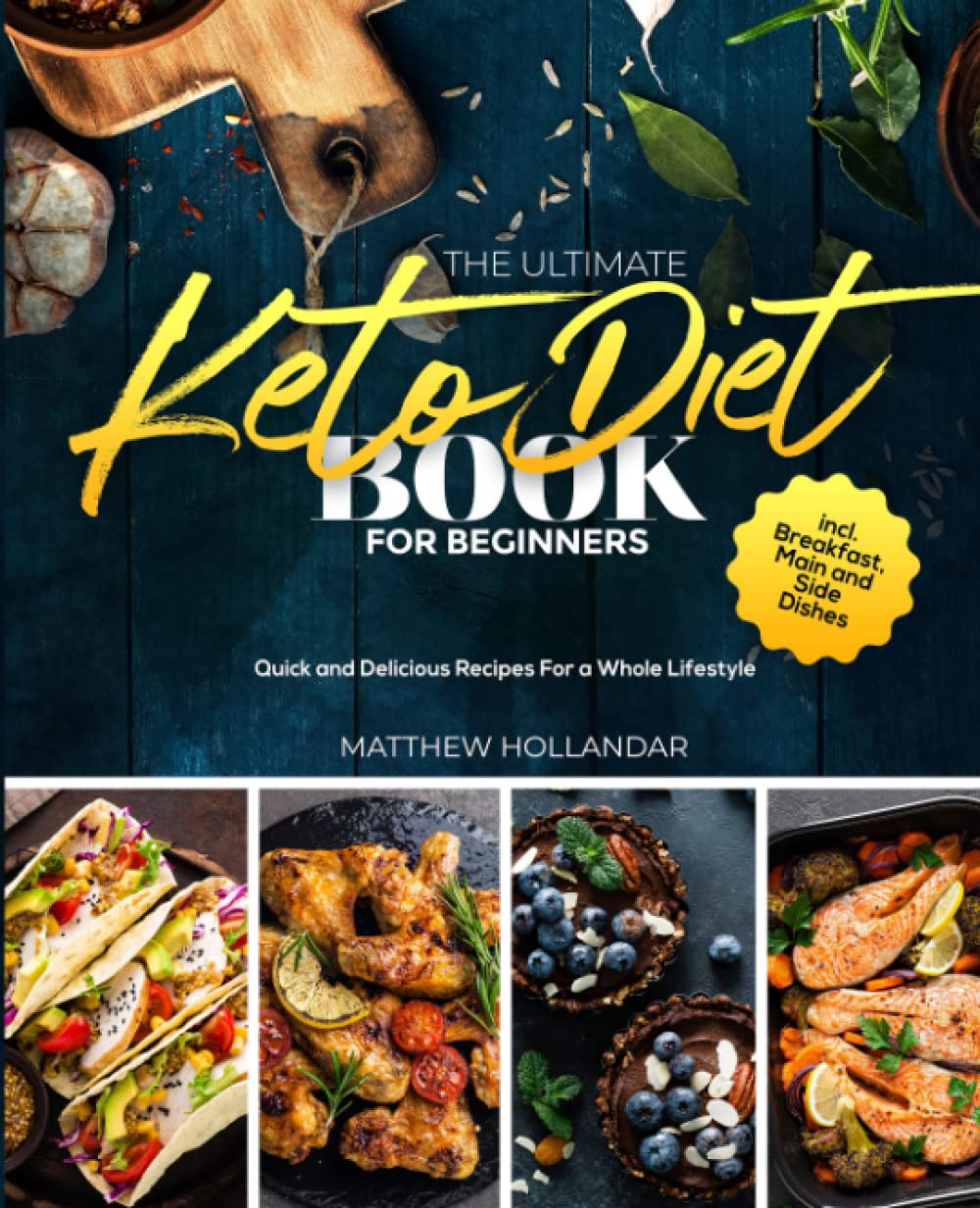 Livre keto diet book pour débutants avec des recettes simples au quotidien